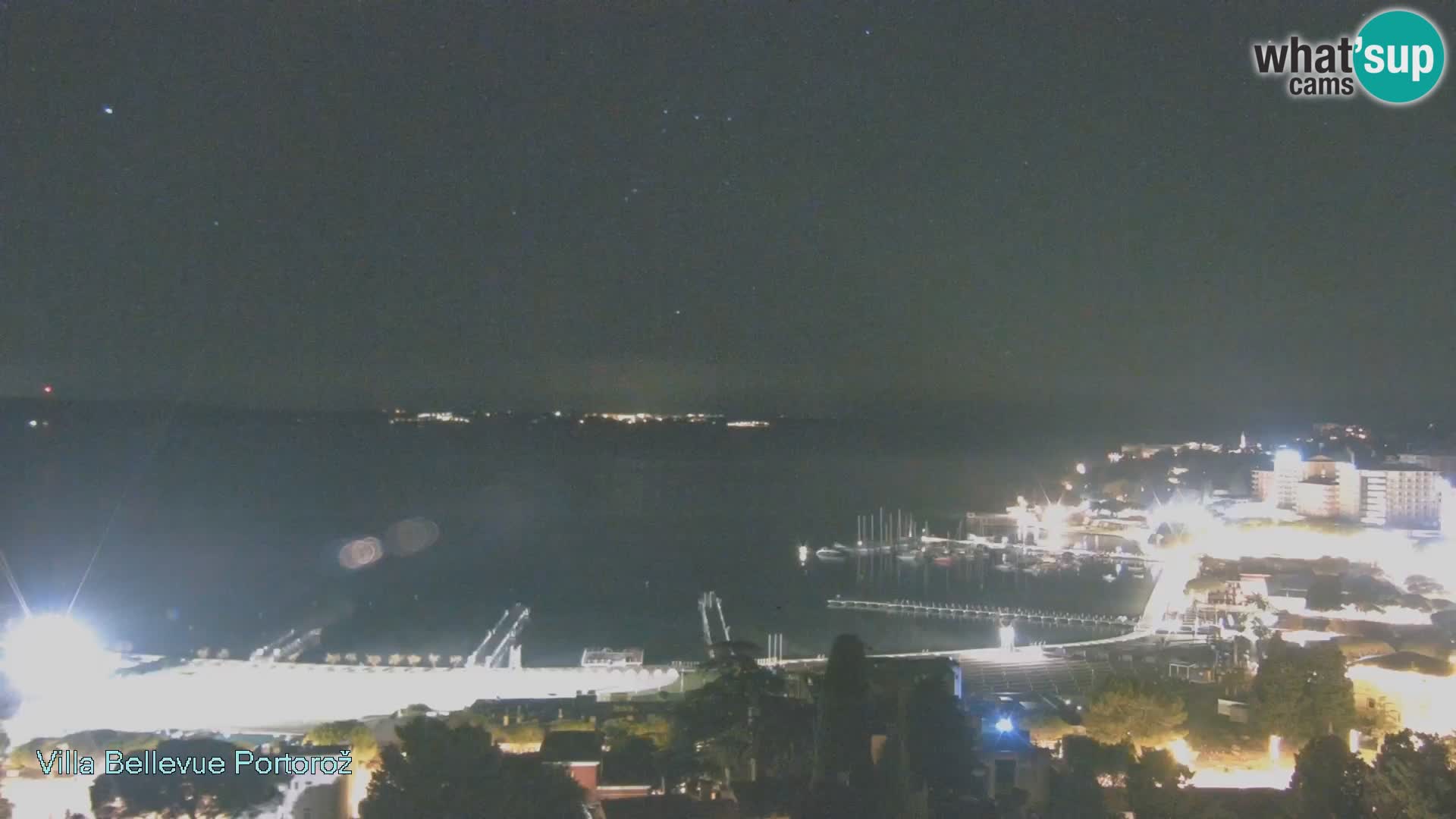 Portorož camera en vivo – Panorama Villa Bellevue