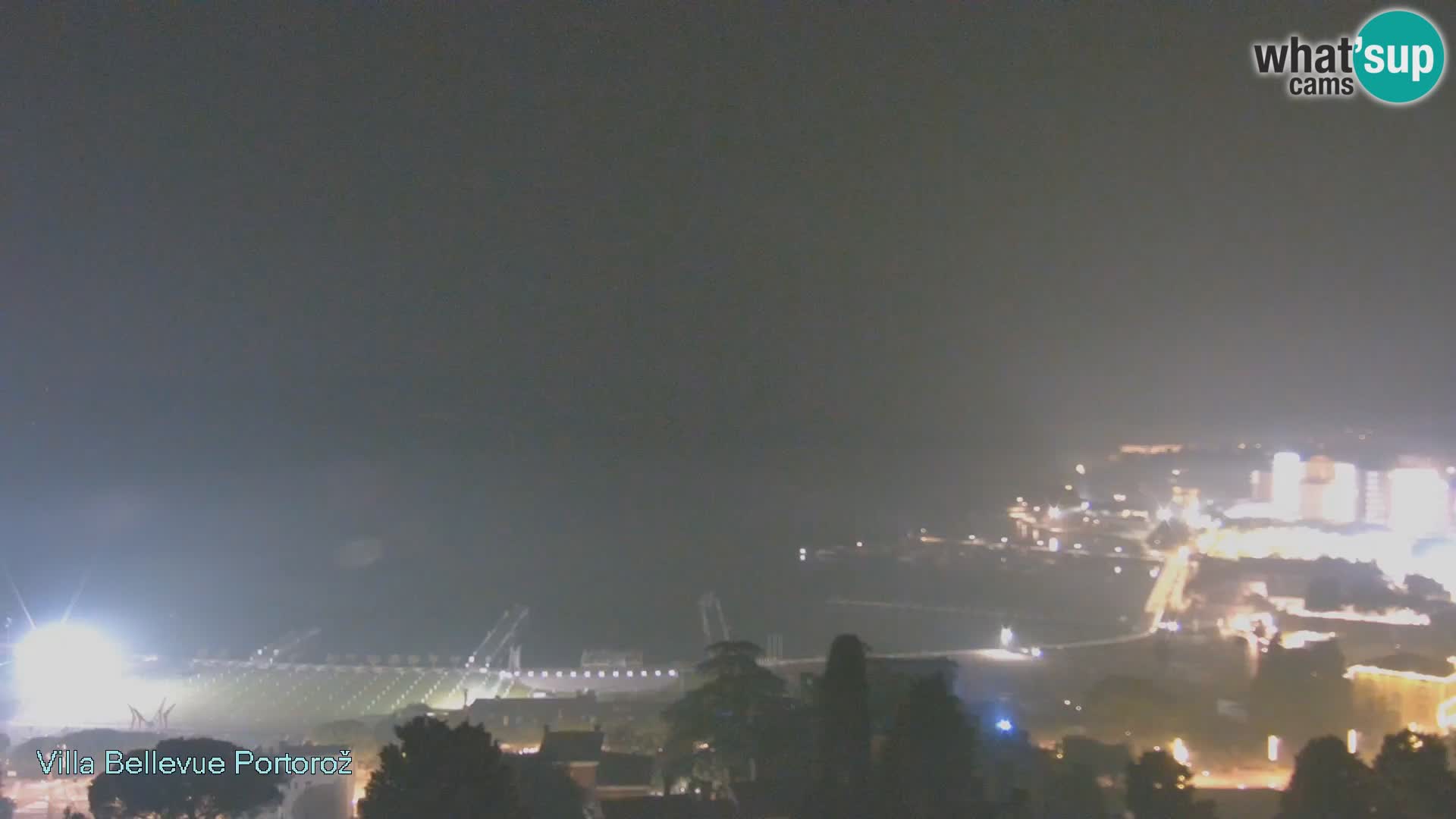 Portorož camera en vivo – Panorama Villa Bellevue