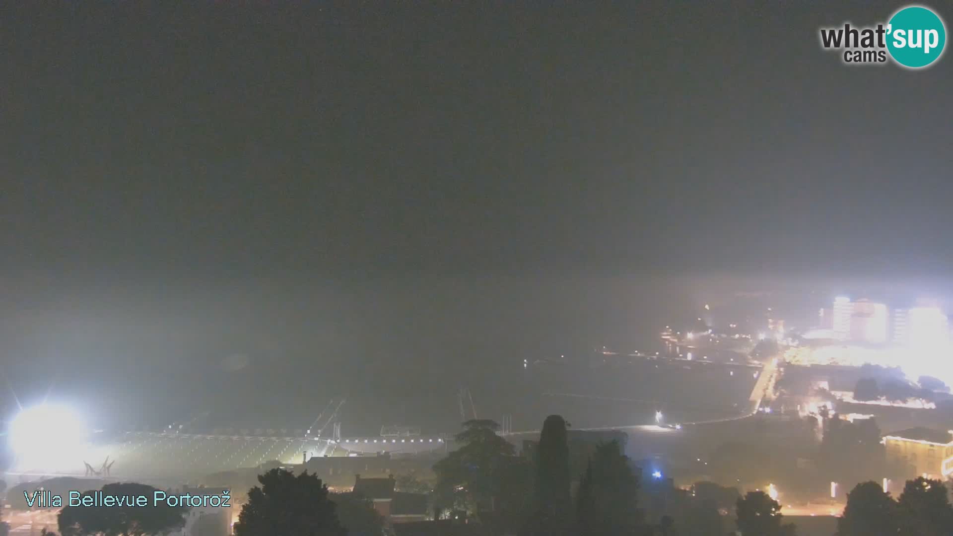 Portorož camera en vivo – Panorama Villa Bellevue