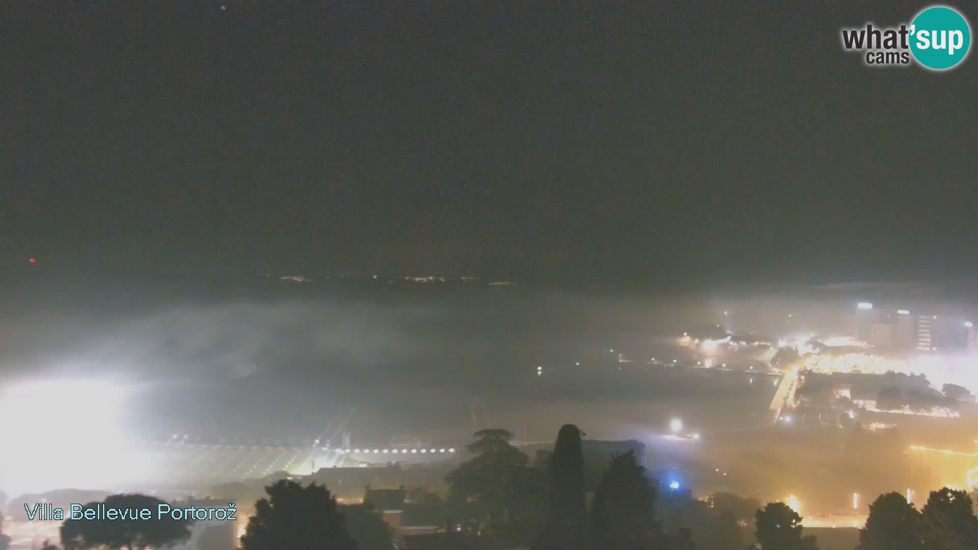 Portorož web kamera – pogled sa Villa Bellevue