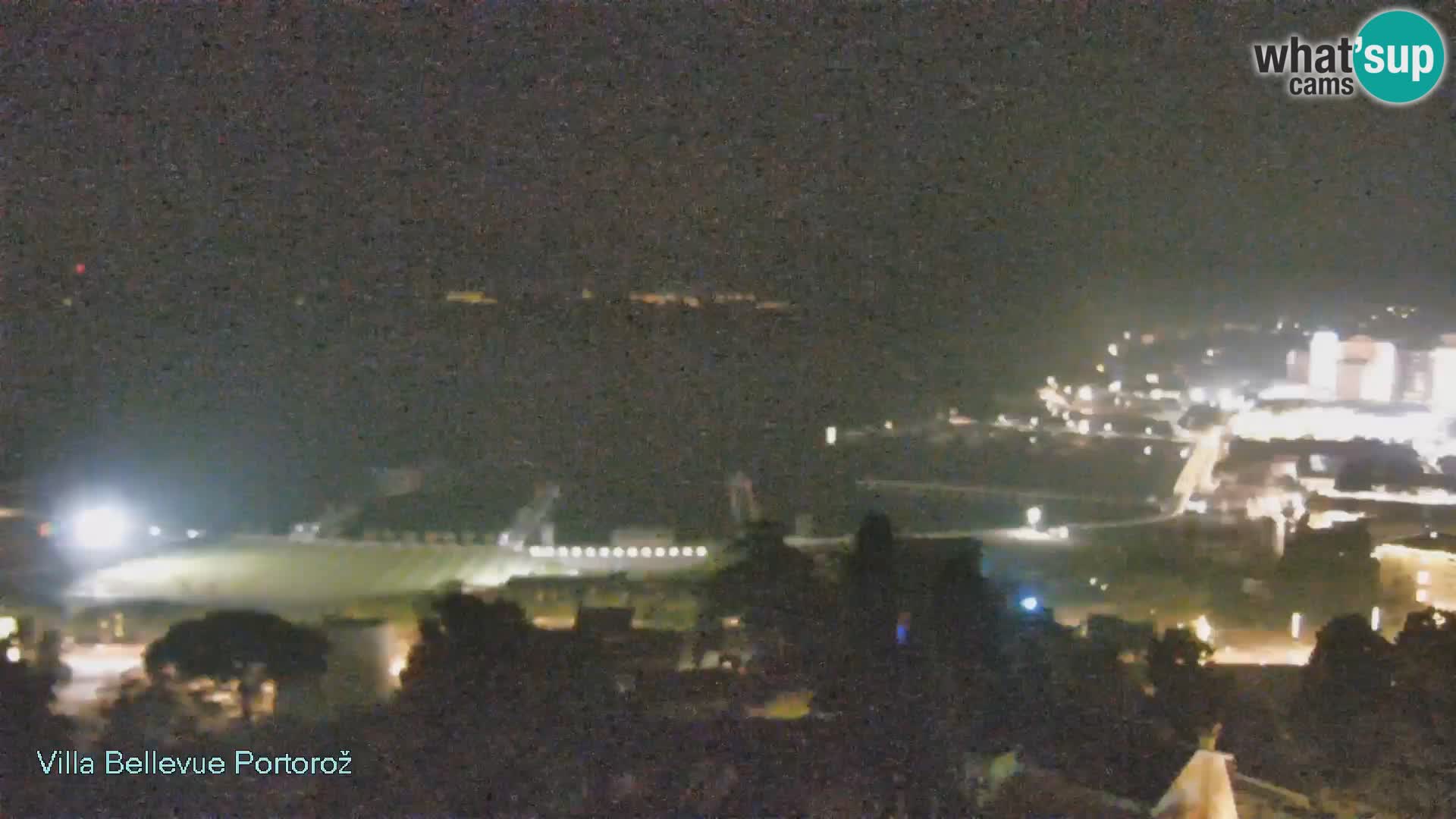 Portorož camera en vivo – Panorama Villa Bellevue