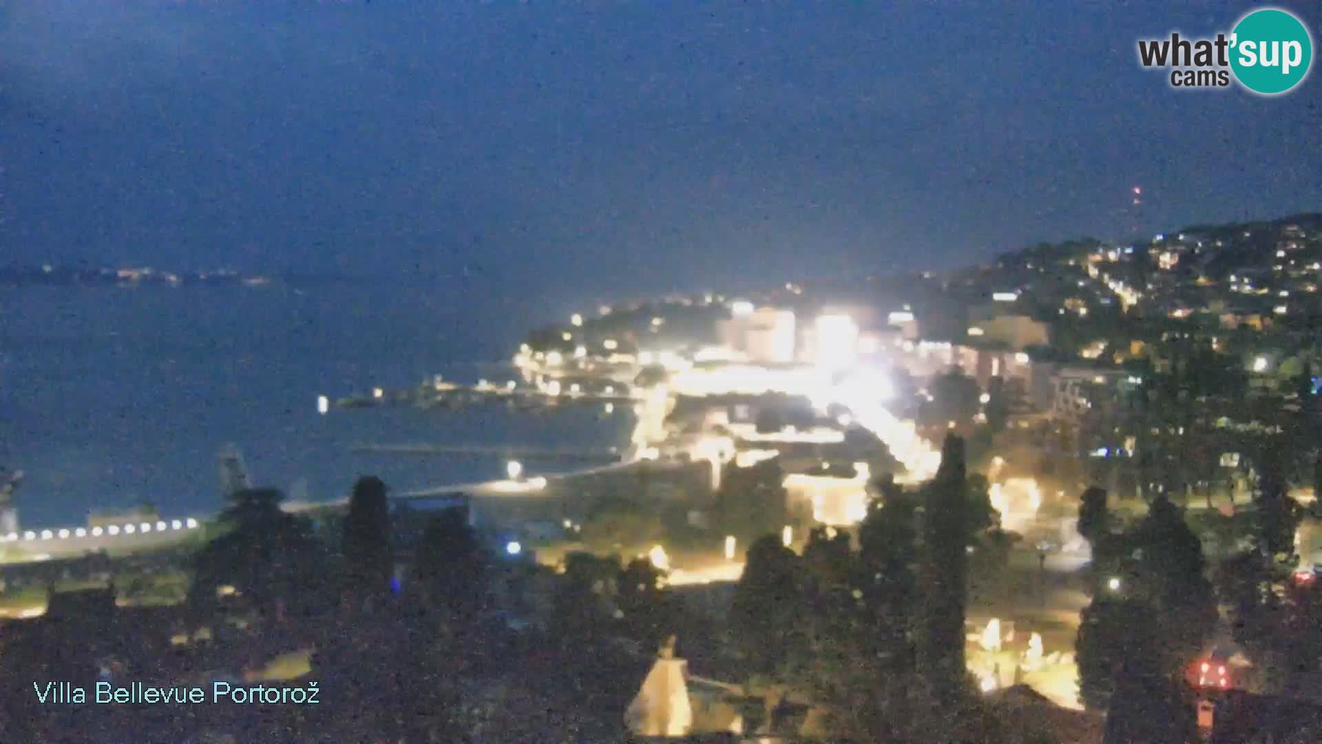 Portorož camera en vivo – Panorama Villa Bellevue