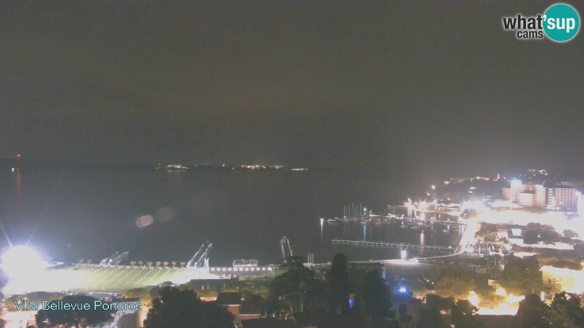 Portorož camera en vivo – Panorama Villa Bellevue