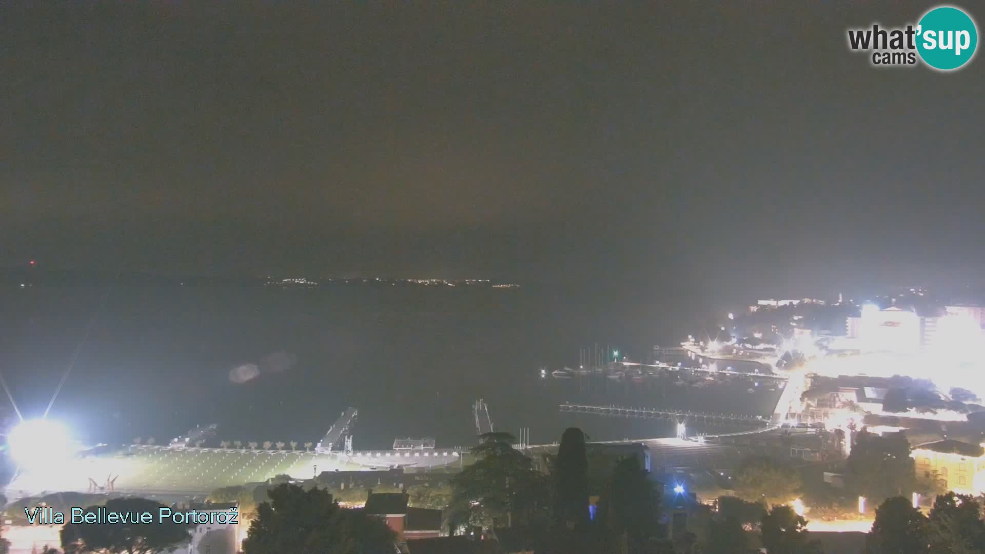 Portorož camera en vivo – Panorama Villa Bellevue