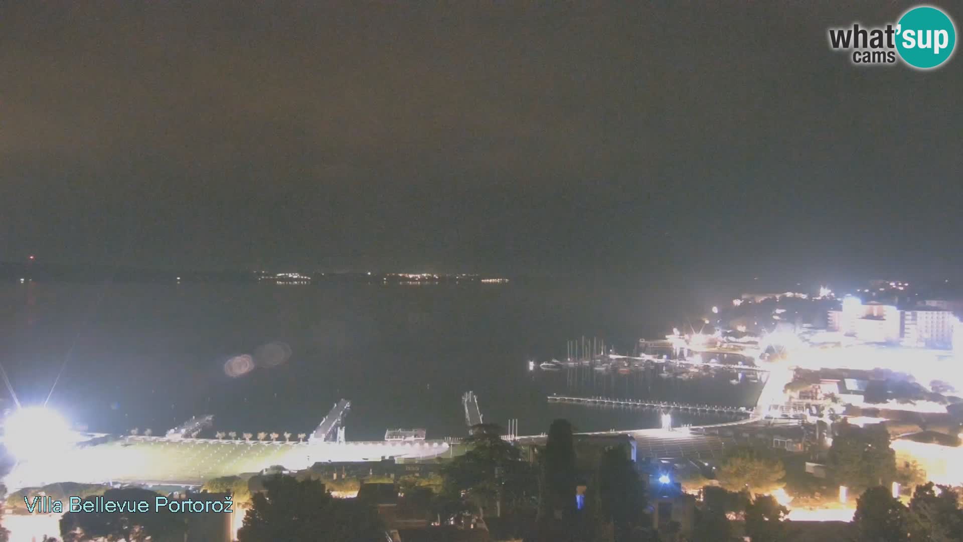 Portorož camera en vivo – Panorama Villa Bellevue