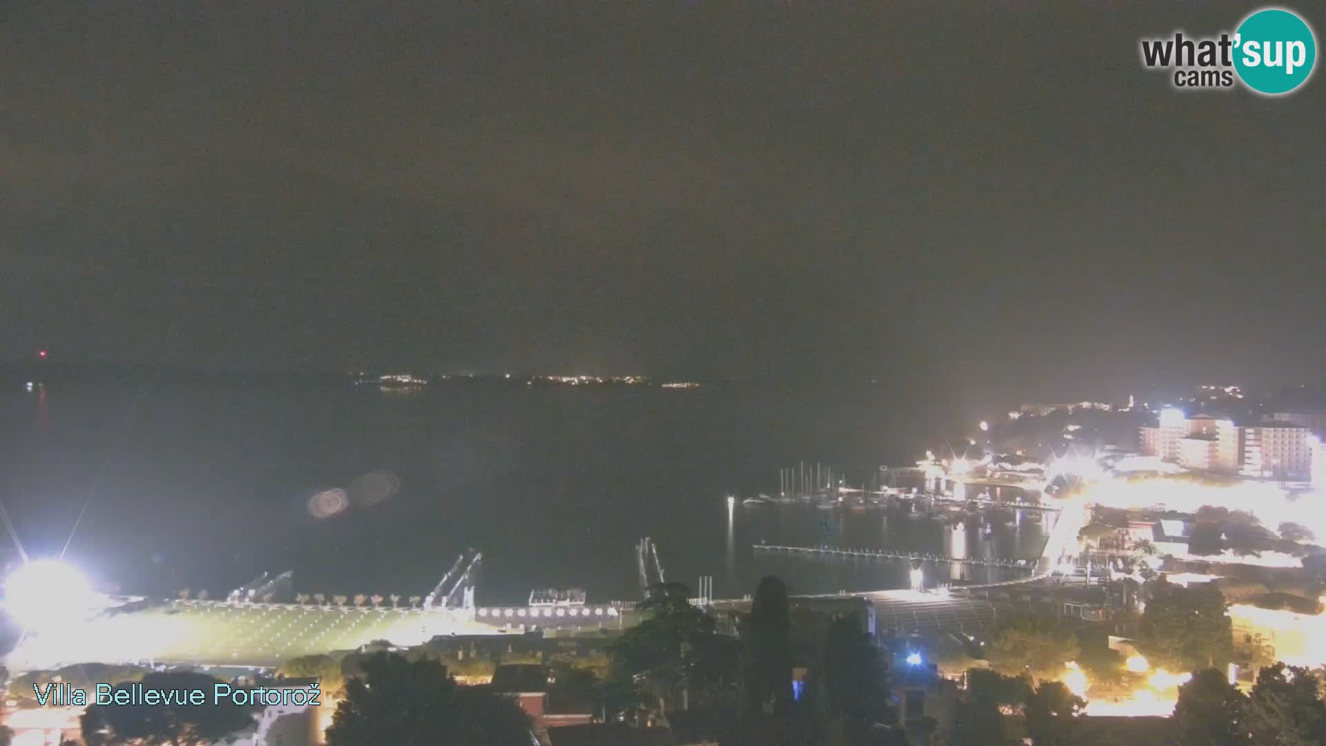 Portorož web kamera – pogled sa Villa Bellevue