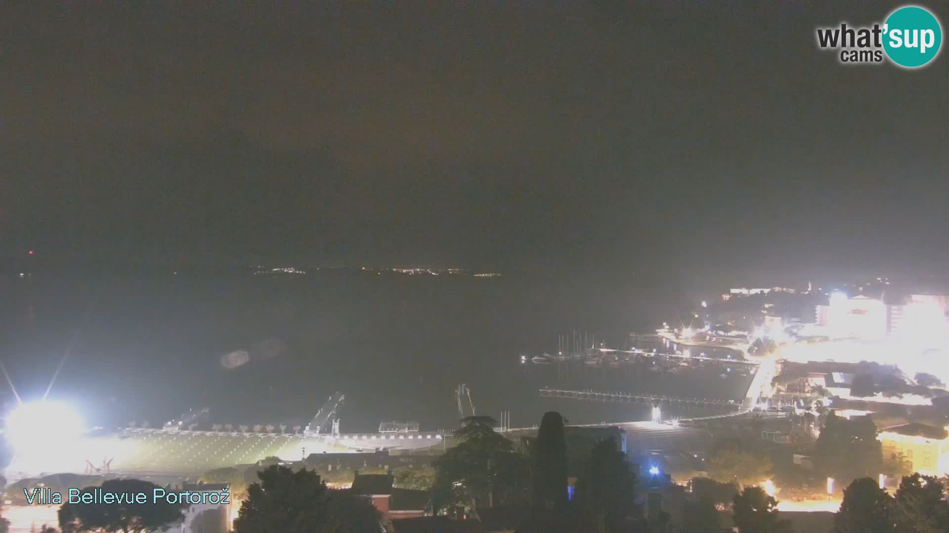 Portorož camera en vivo – Panorama Villa Bellevue