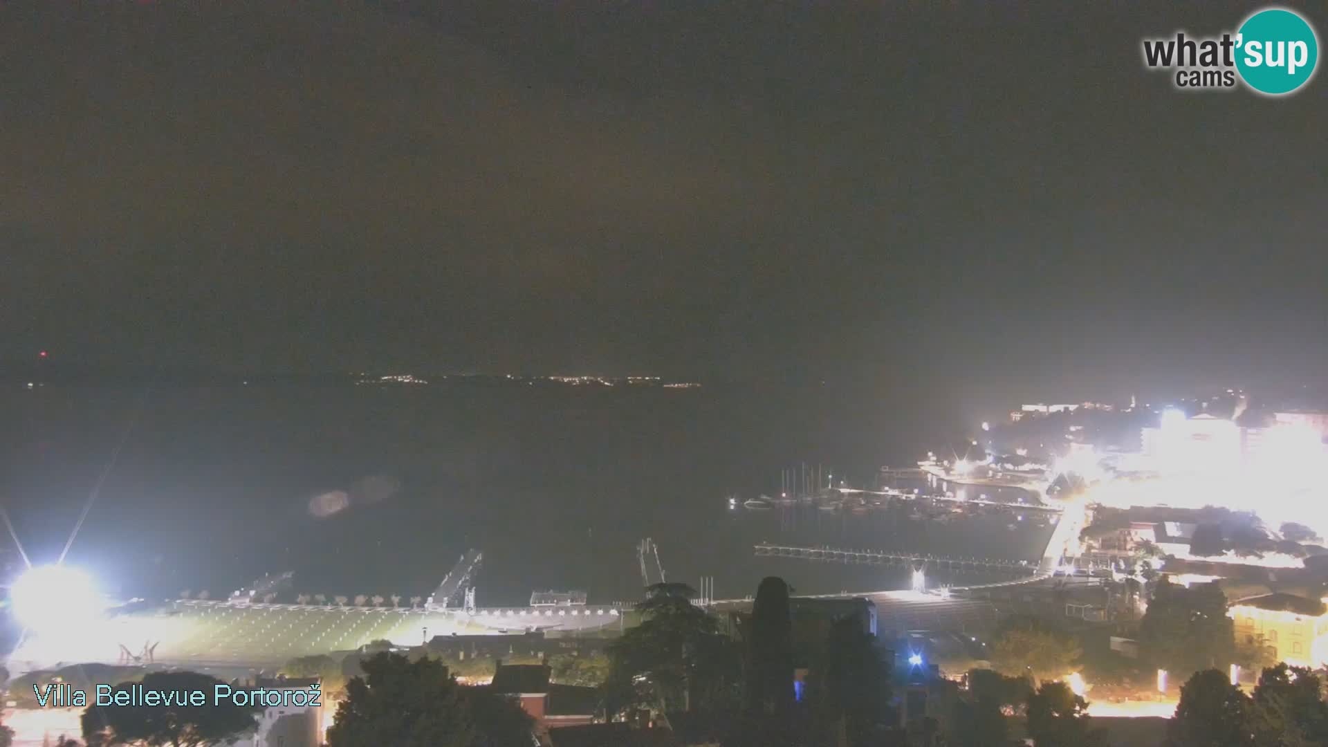 Portorož camera en vivo – Panorama Villa Bellevue