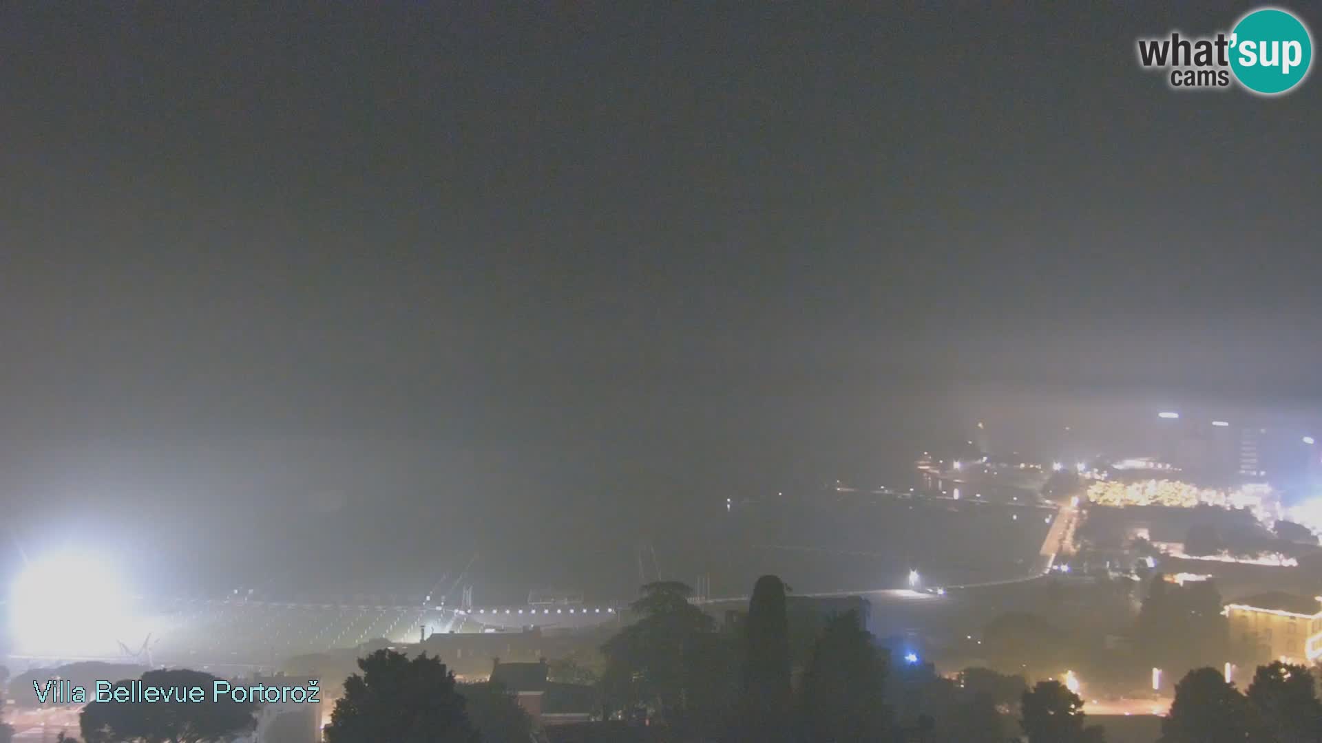 Portorož camera en vivo – Panorama Villa Bellevue