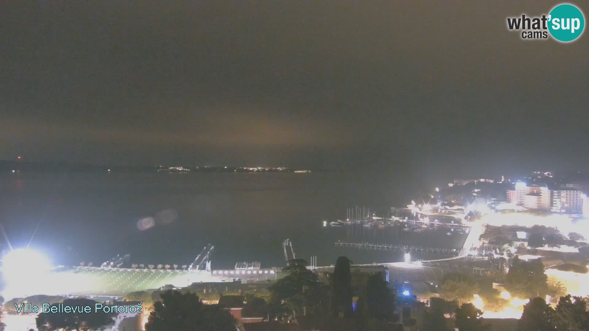 Portorož camera en vivo – Panorama Villa Bellevue