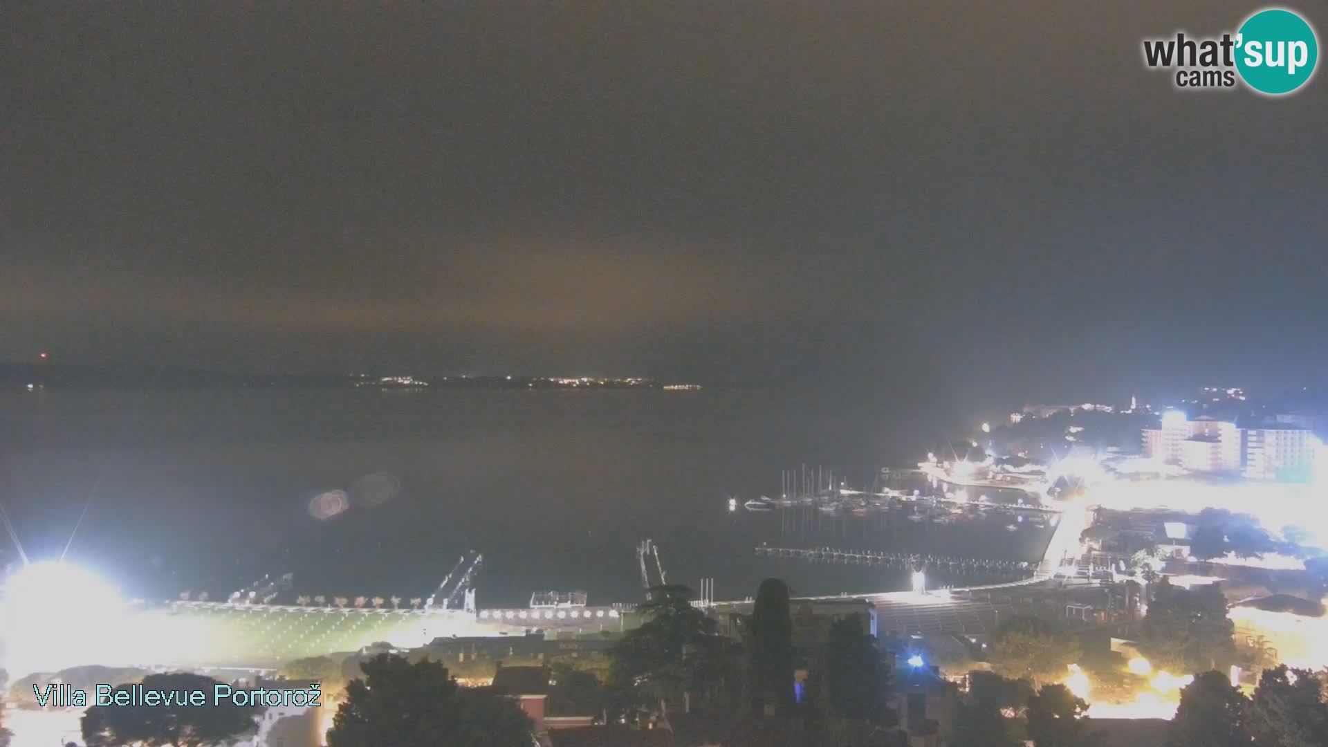 Portorož camera en vivo – Panorama Villa Bellevue