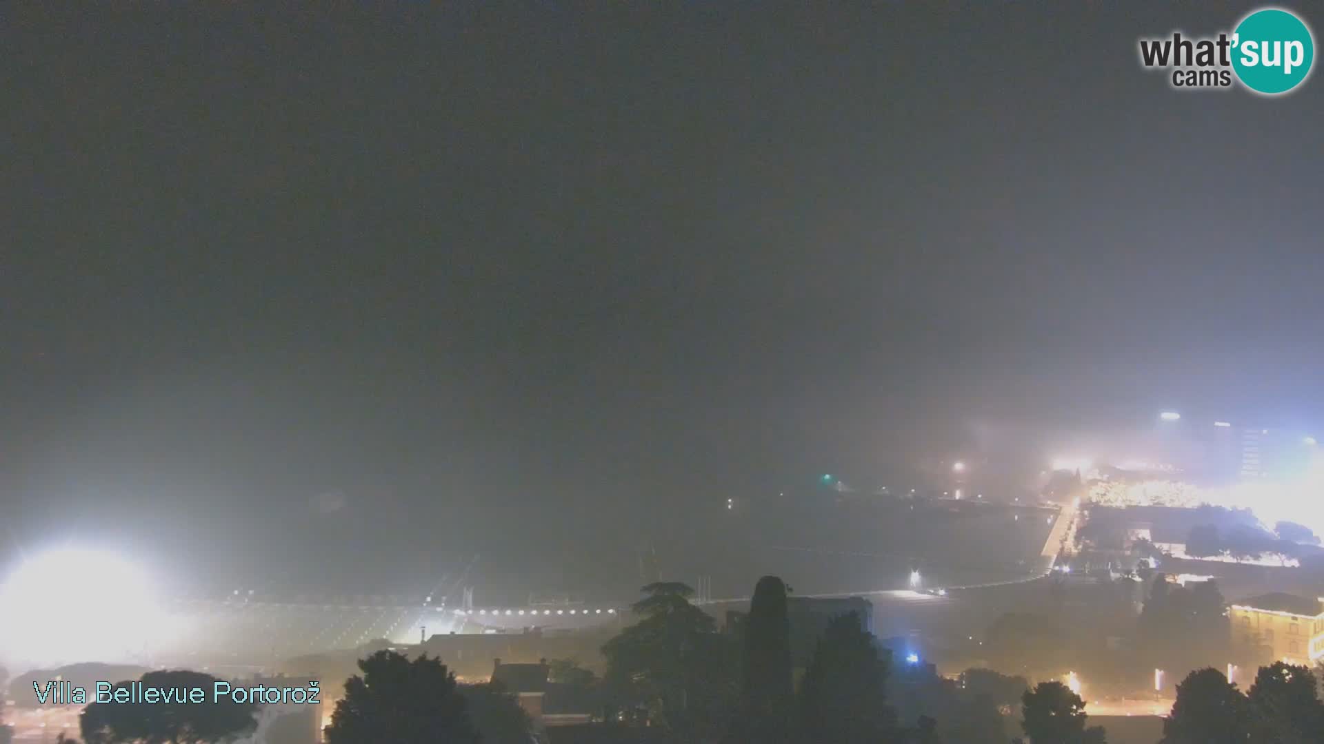 Portorož web kamera – pogled sa Villa Bellevue