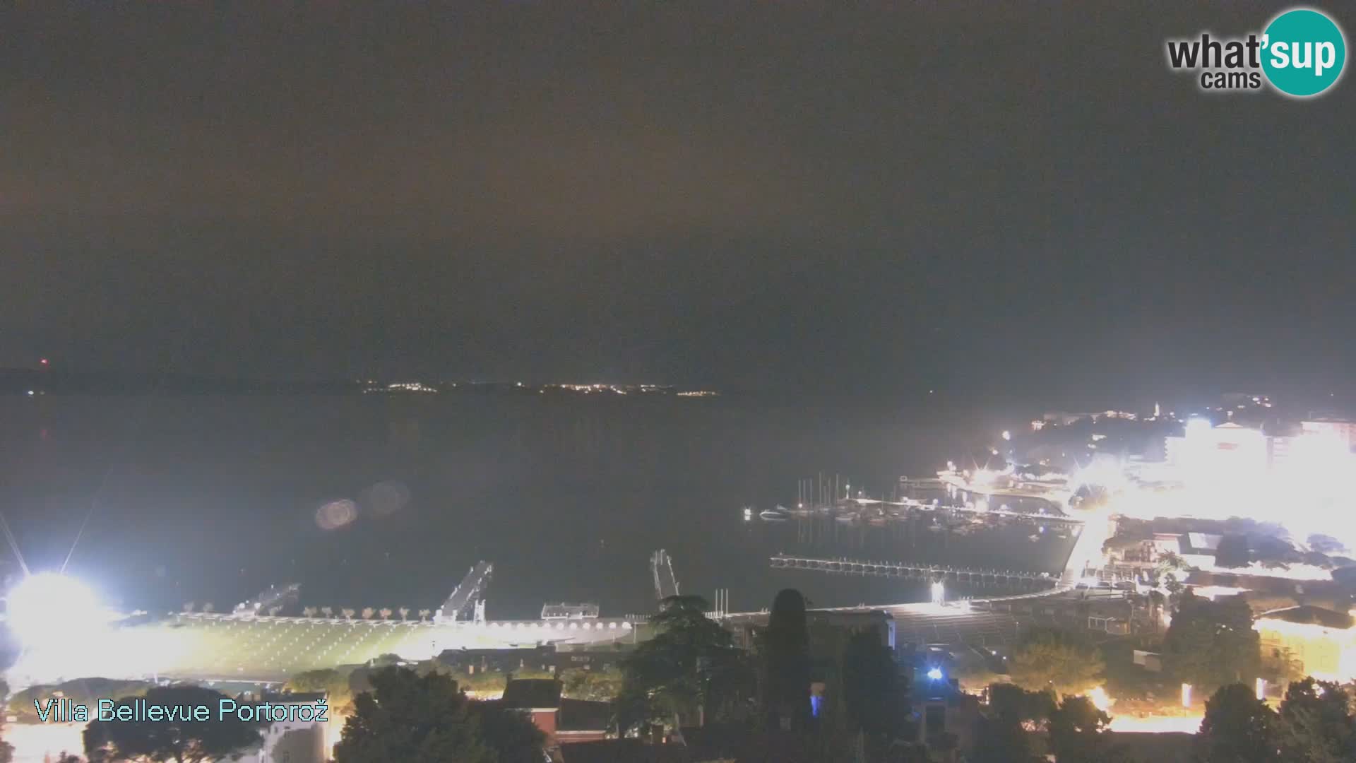 Portorož camera en vivo – Panorama Villa Bellevue