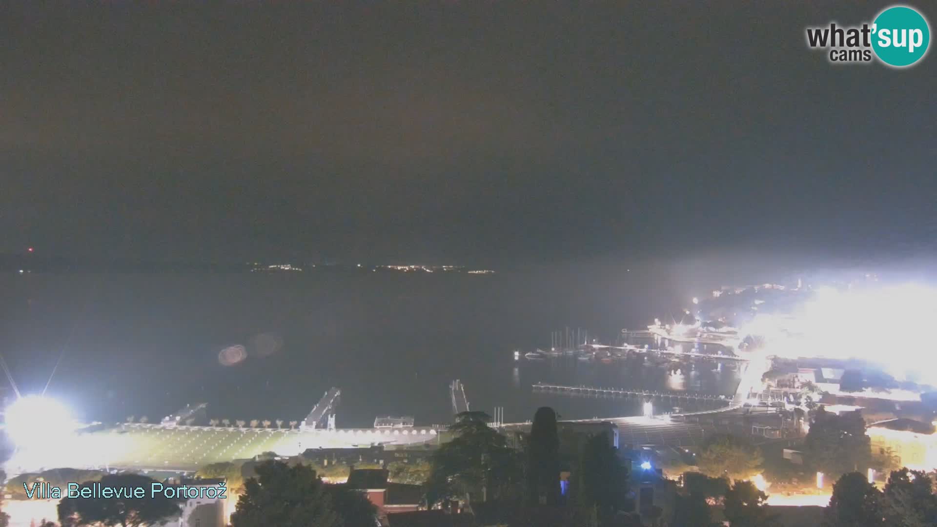 Portorož camera en vivo – Panorama Villa Bellevue