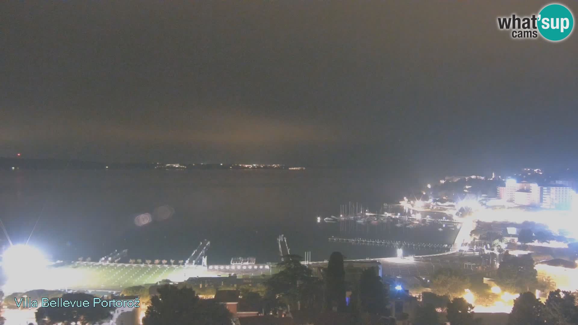 Portorož camera en vivo – Panorama Villa Bellevue