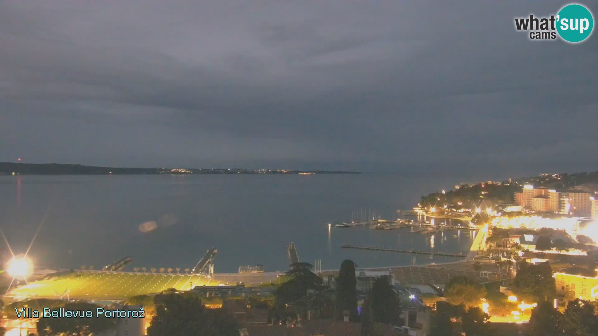 Portorož camera en vivo – Panorama Villa Bellevue