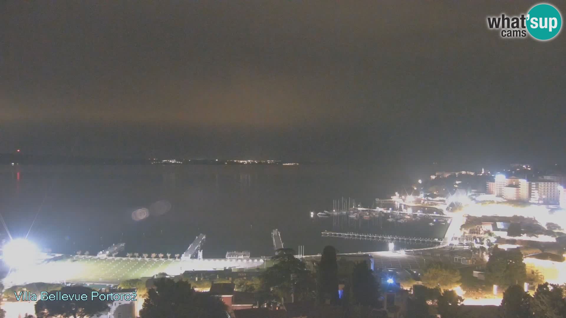 Portorož camera en vivo – Panorama Villa Bellevue