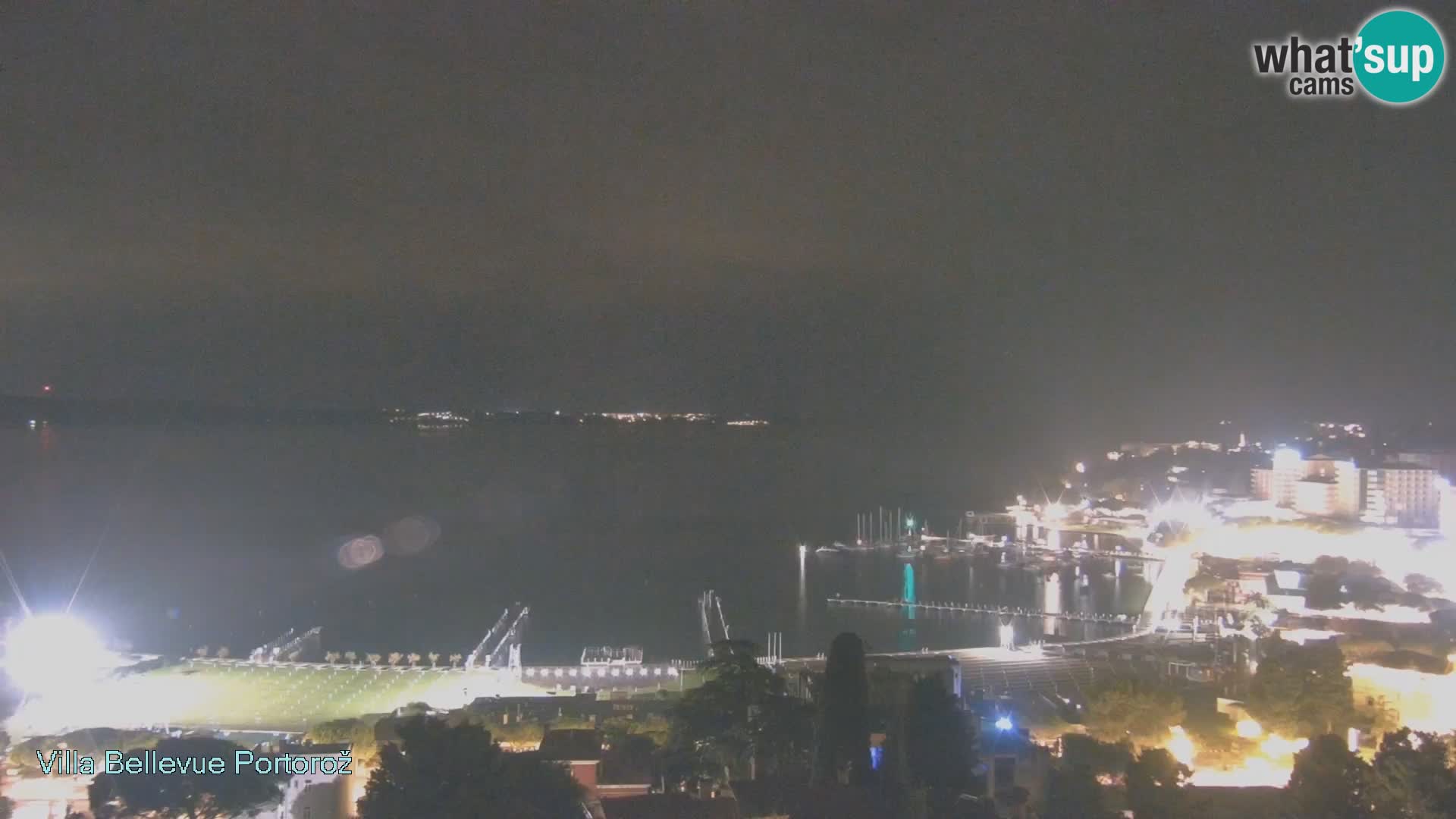 Portorož camera en vivo – Panorama Villa Bellevue