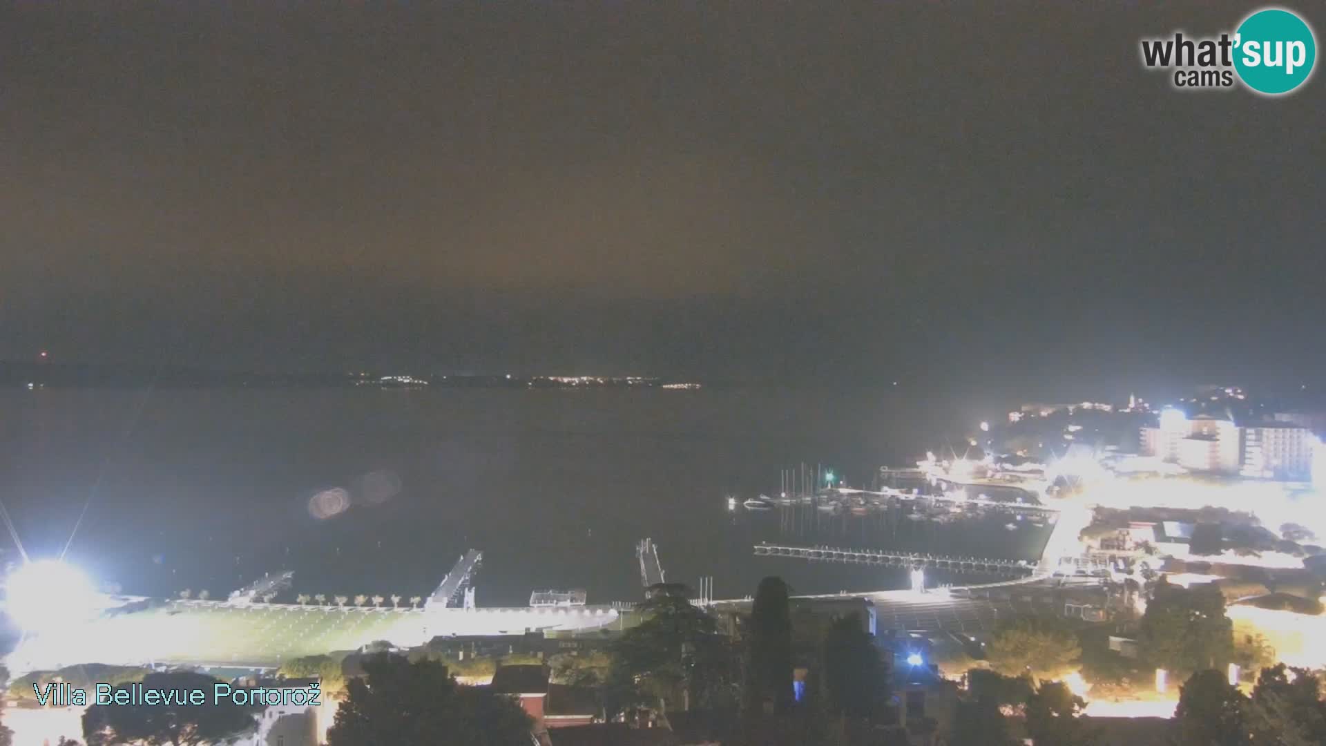 Portorož camera en vivo – Panorama Villa Bellevue