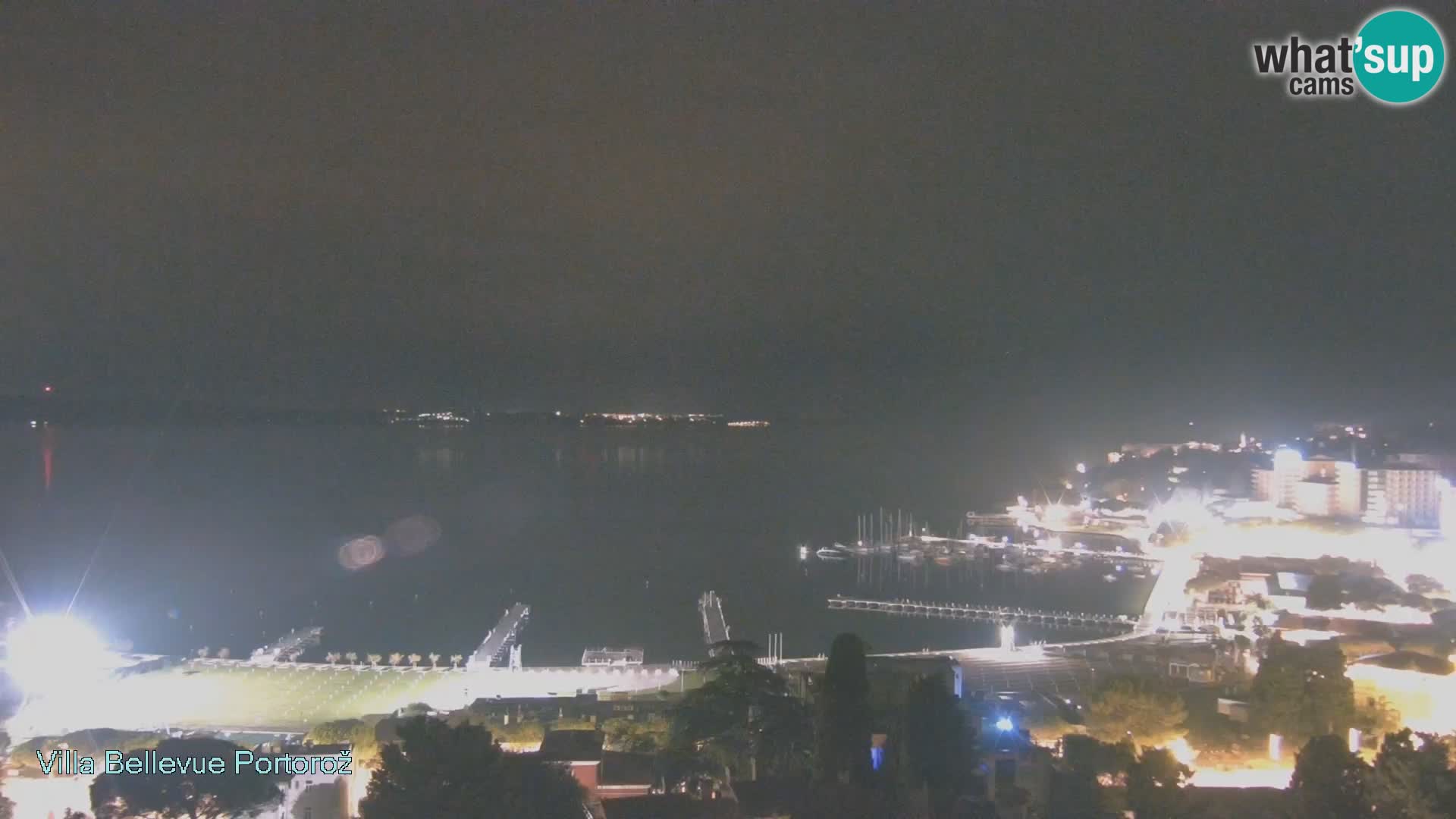 Portorož web kamera – pogled sa Villa Bellevue