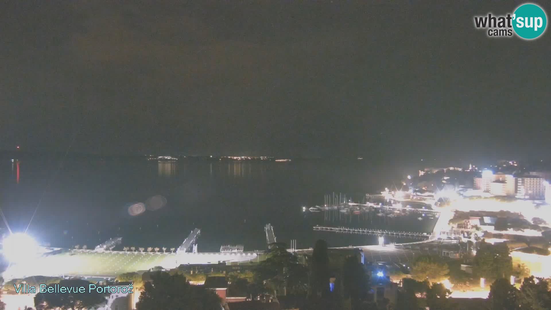 Portorož camera en vivo – Panorama Villa Bellevue