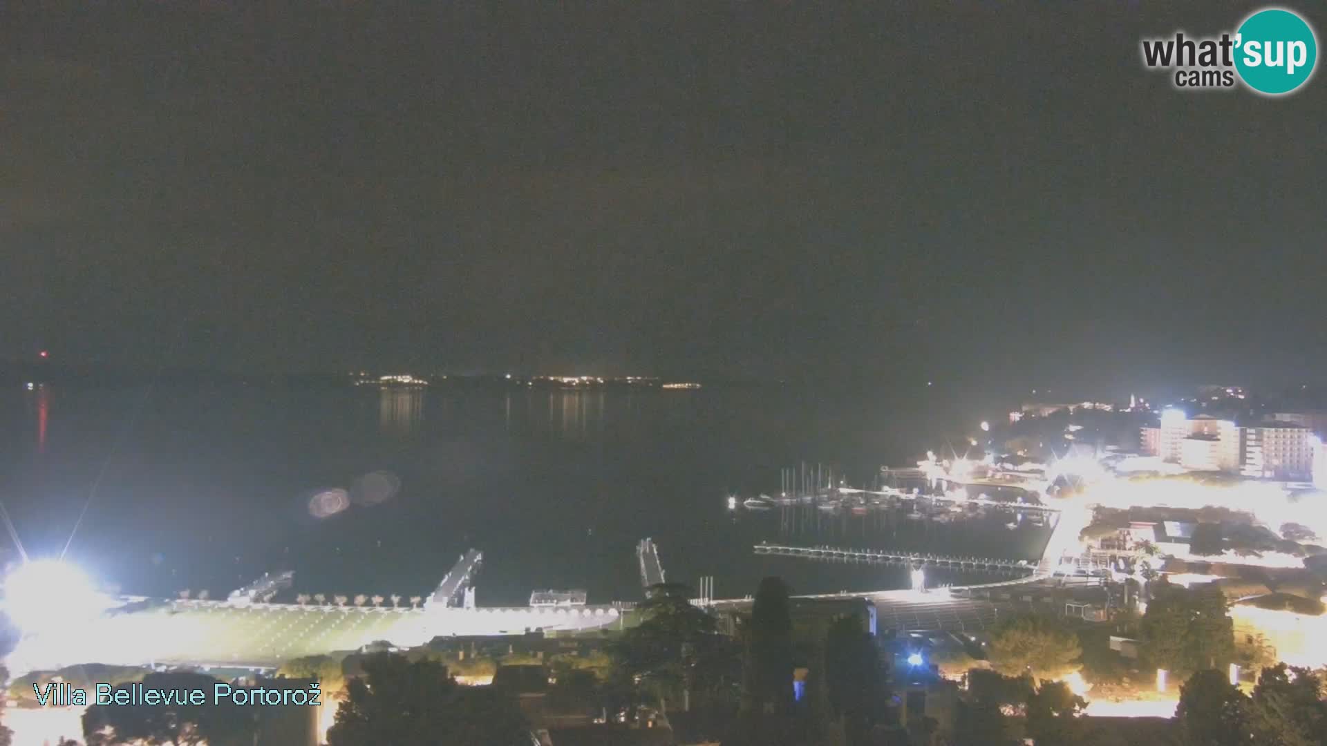Portorož camera en vivo – Panorama Villa Bellevue