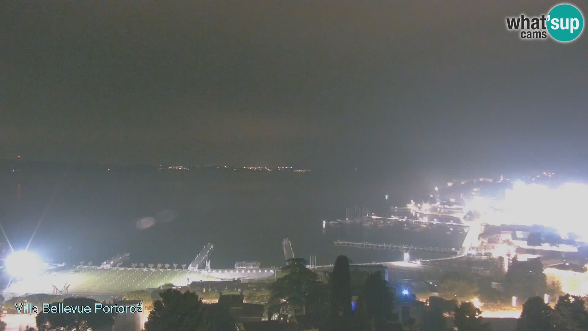 Portorož web kamera – pogled sa Villa Bellevue