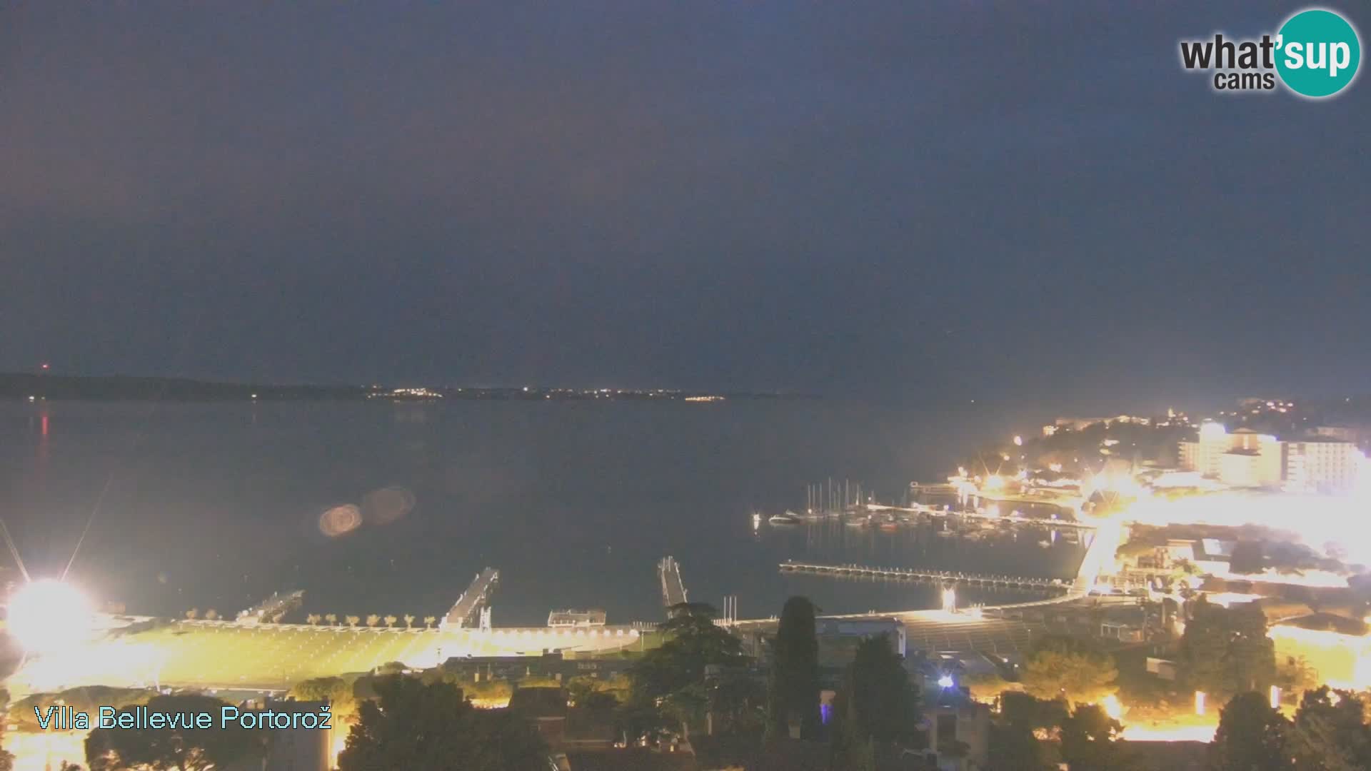 Portorož web kamera – pogled sa Villa Bellevue
