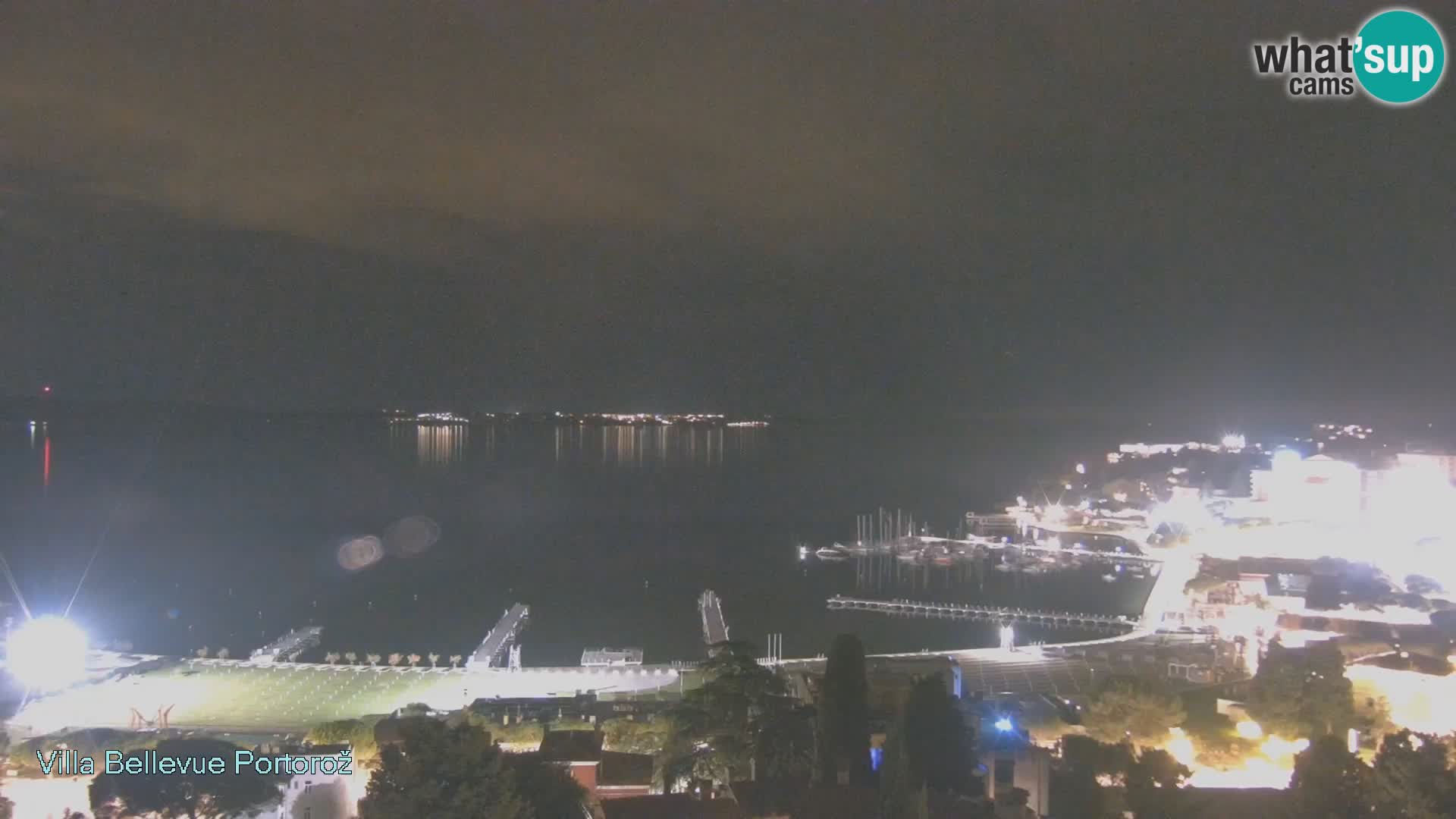 Portorož web kamera – pogled sa Villa Bellevue