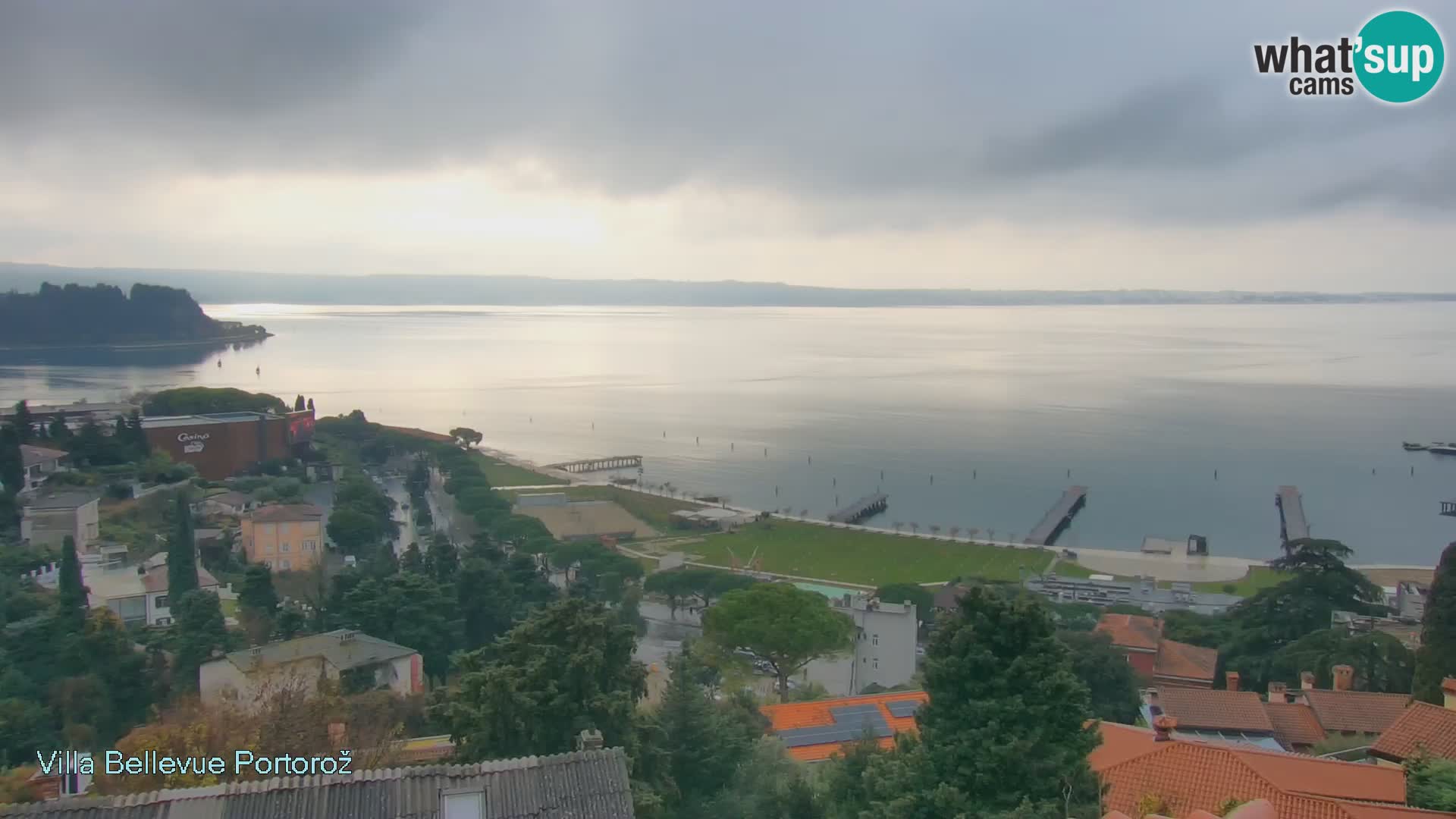 Portorož web kamera – pogled sa Villa Bellevue