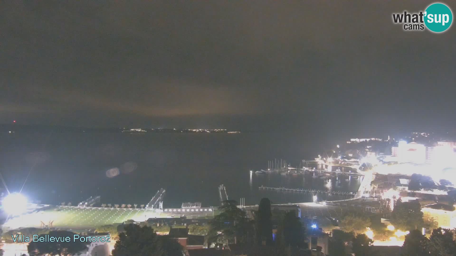 Portorož camera en vivo – Panorama Villa Bellevue