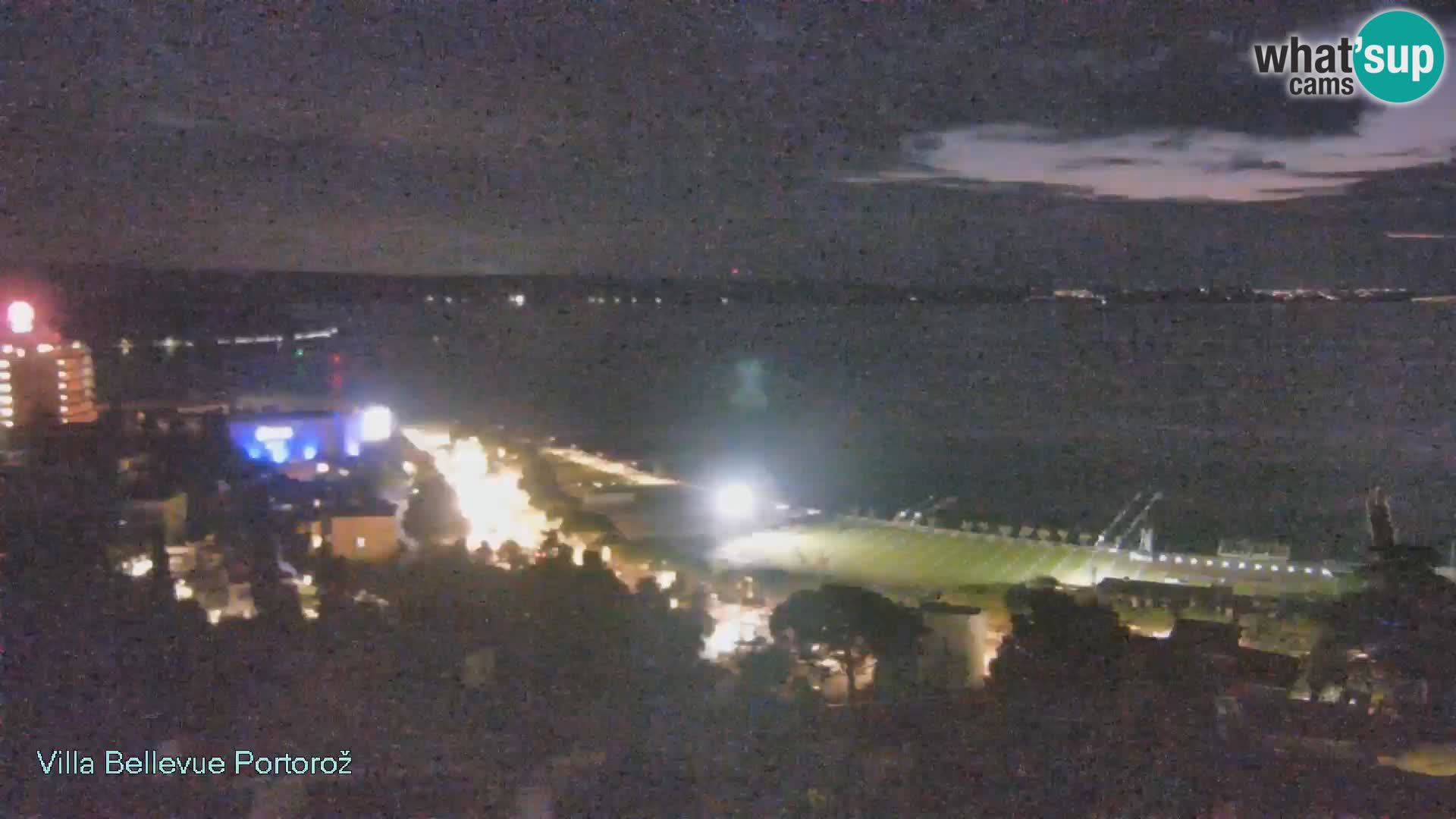 Portorož camera en vivo – Panorama Villa Bellevue