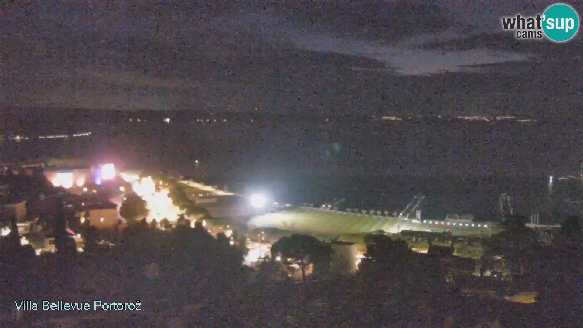 Portorož web kamera – pogled sa Villa Bellevue