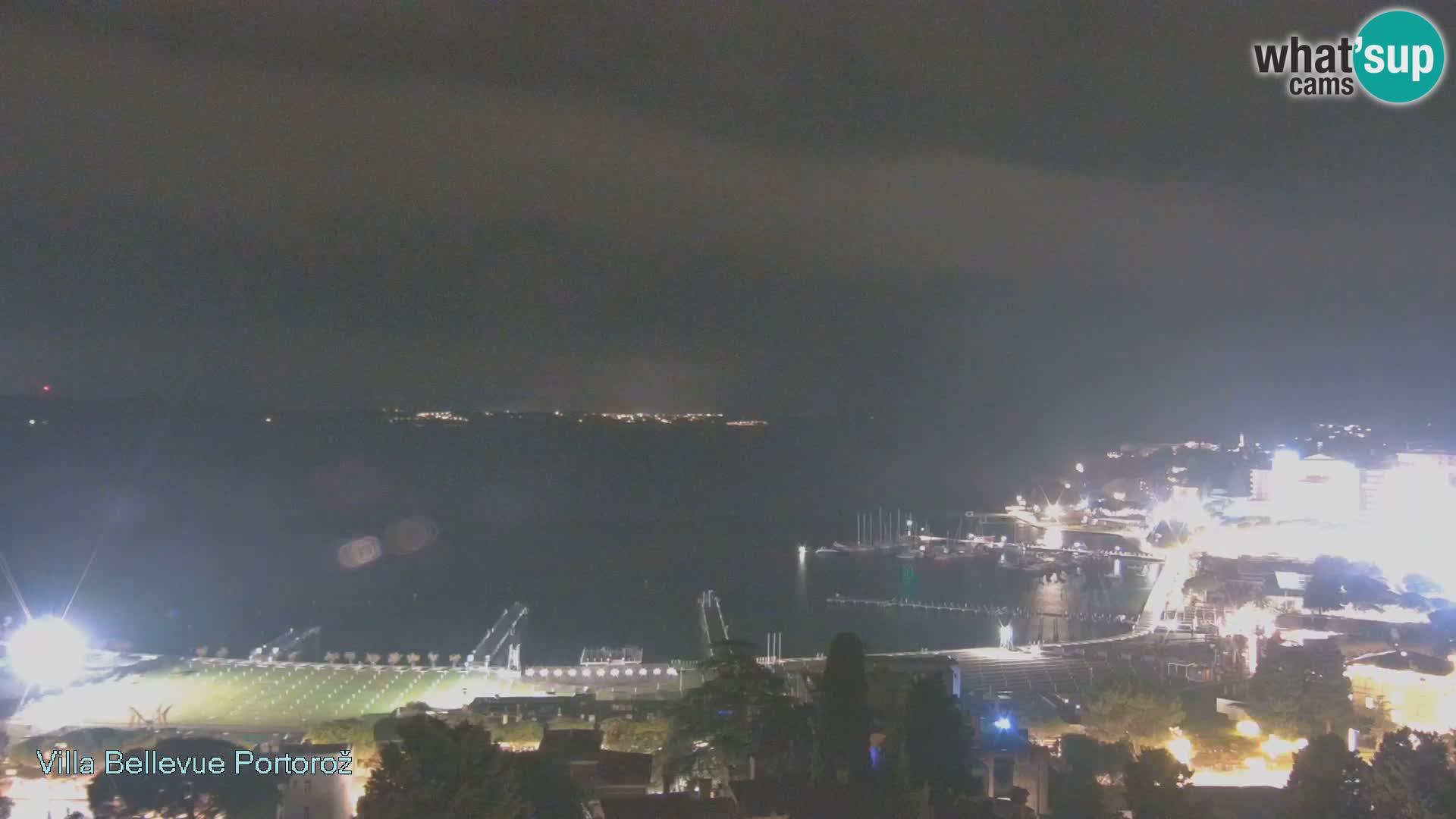 Portorož web kamera – pogled sa Villa Bellevue