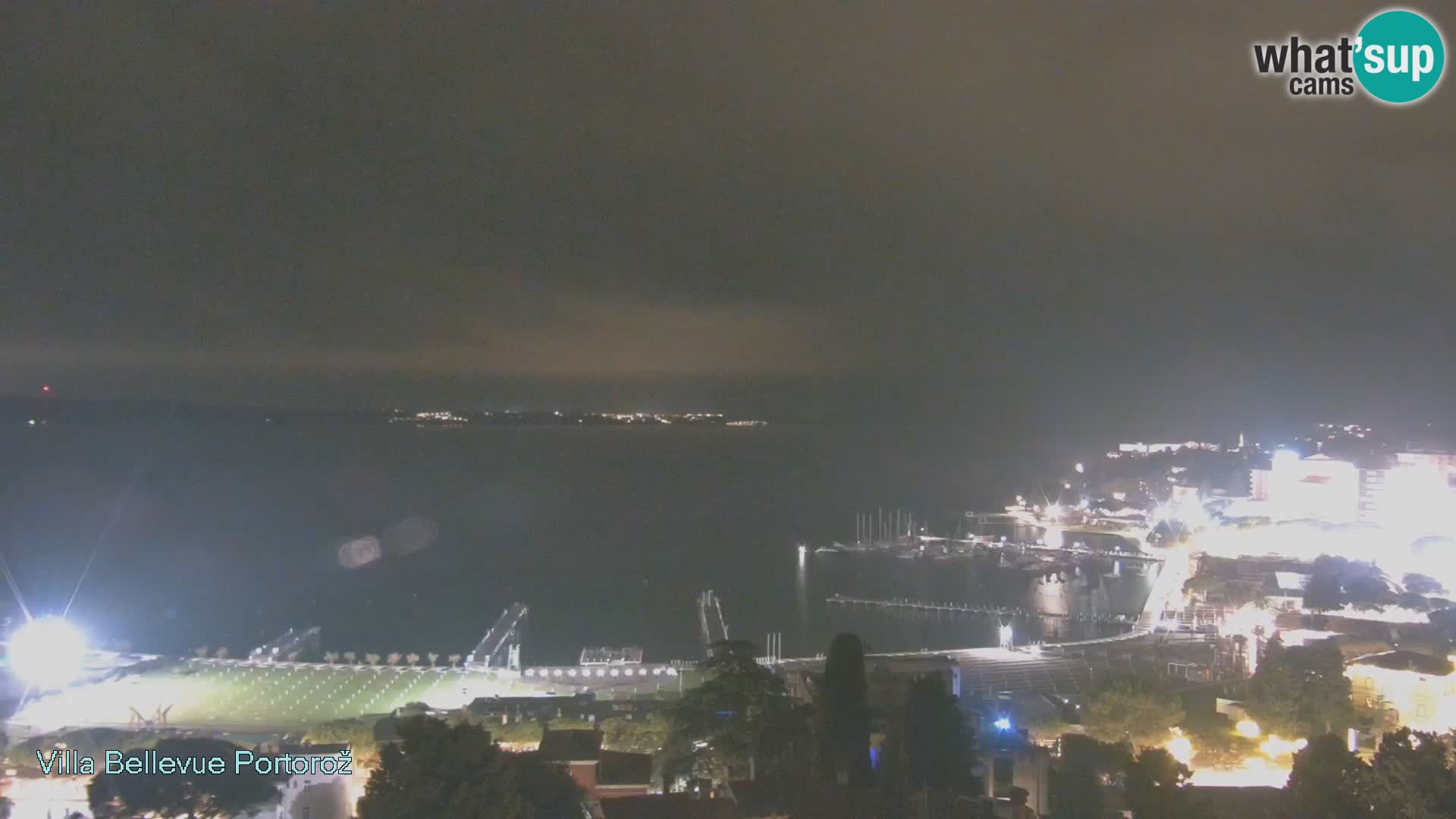 Portorož camera en vivo – Panorama Villa Bellevue