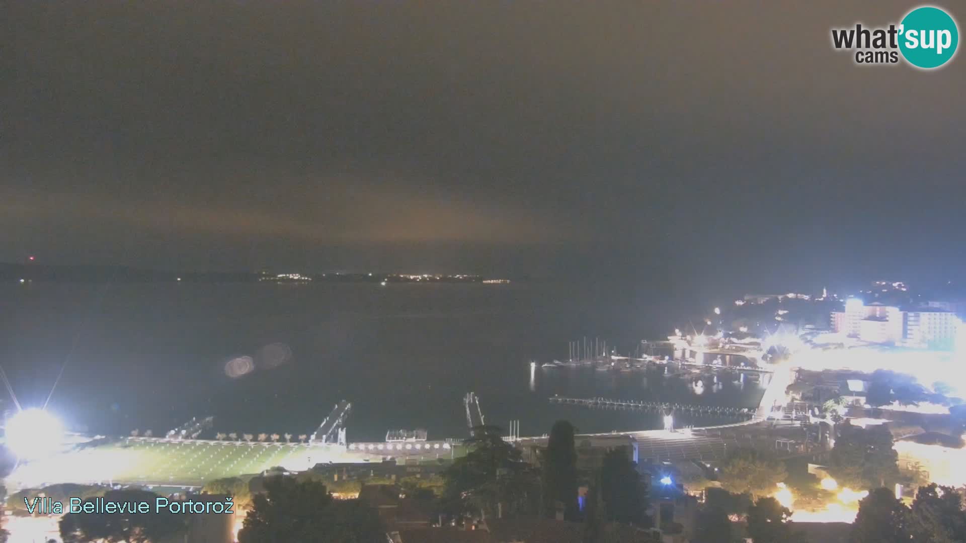 Panorama webcam Portorož – view from Villa Bellevue