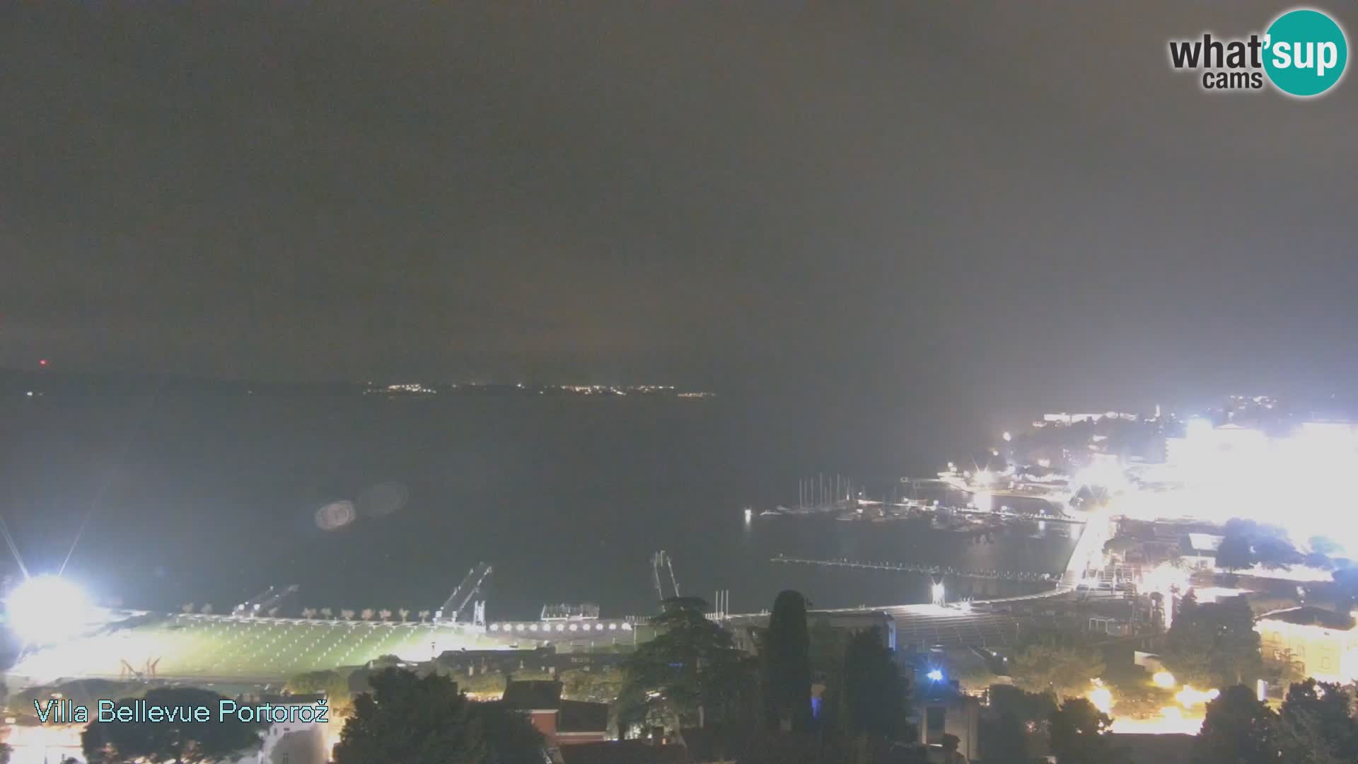 Portorož camera en vivo – Panorama Villa Bellevue