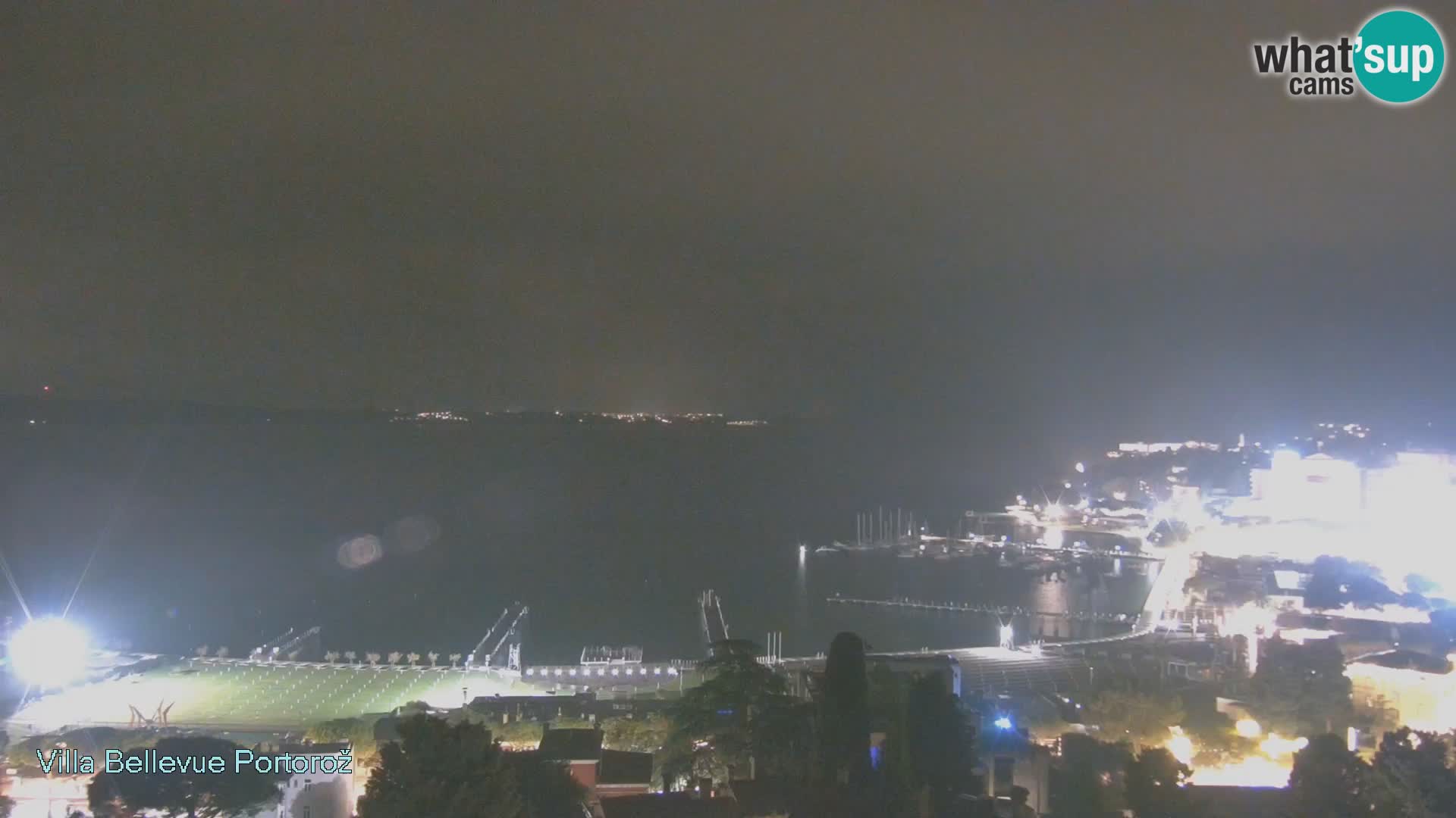 Portorož camera en vivo – Panorama Villa Bellevue