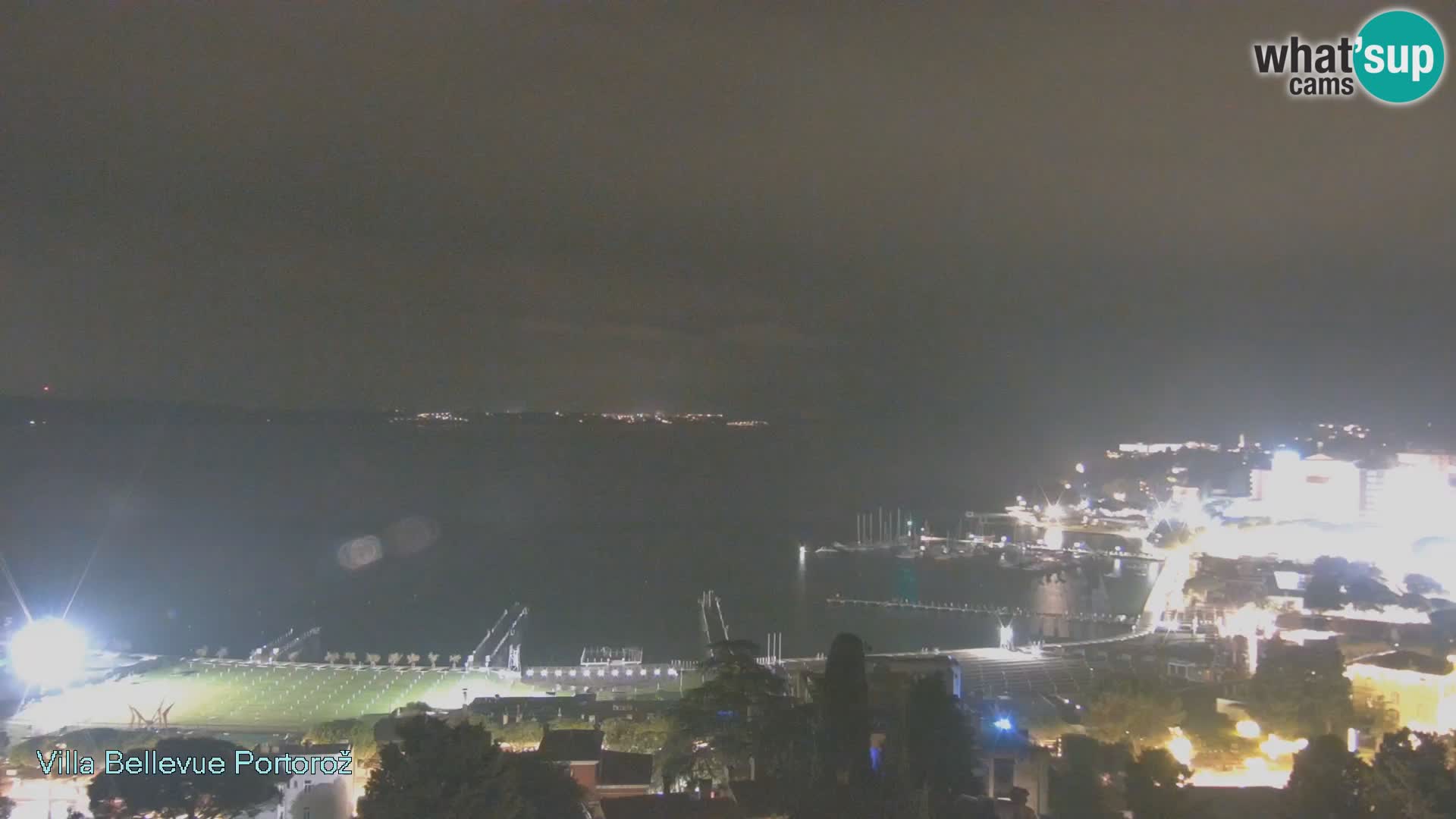 Portorož camera en vivo – Panorama Villa Bellevue