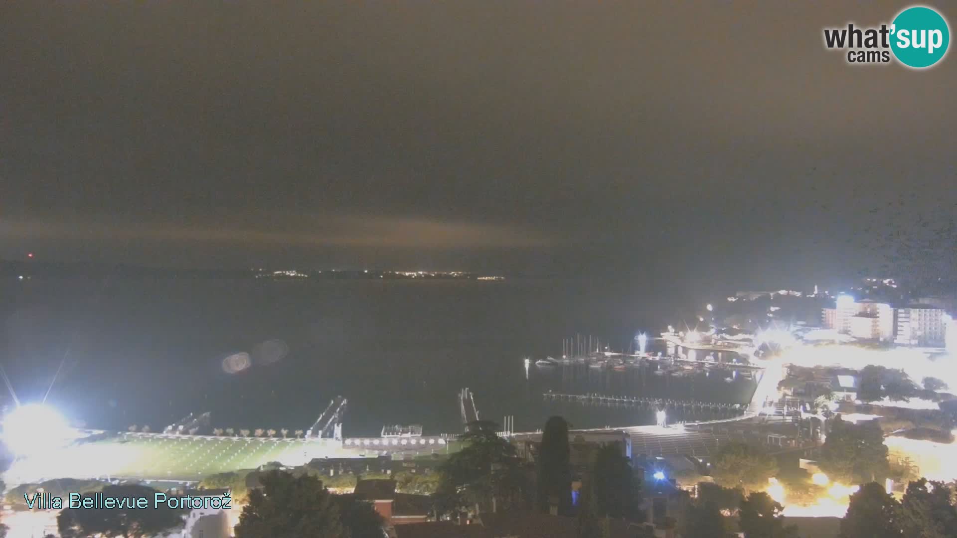 Portorož camera en vivo – Panorama Villa Bellevue