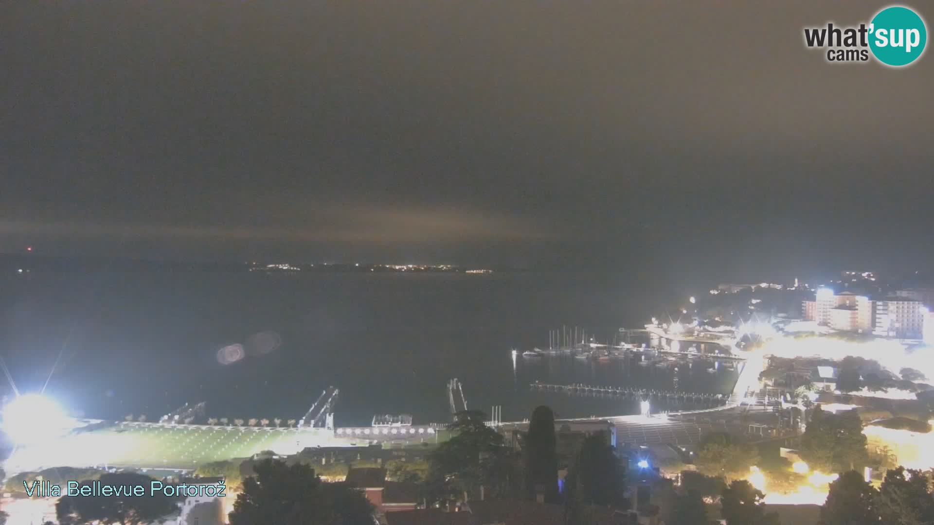 Portorož camera en vivo – Panorama Villa Bellevue