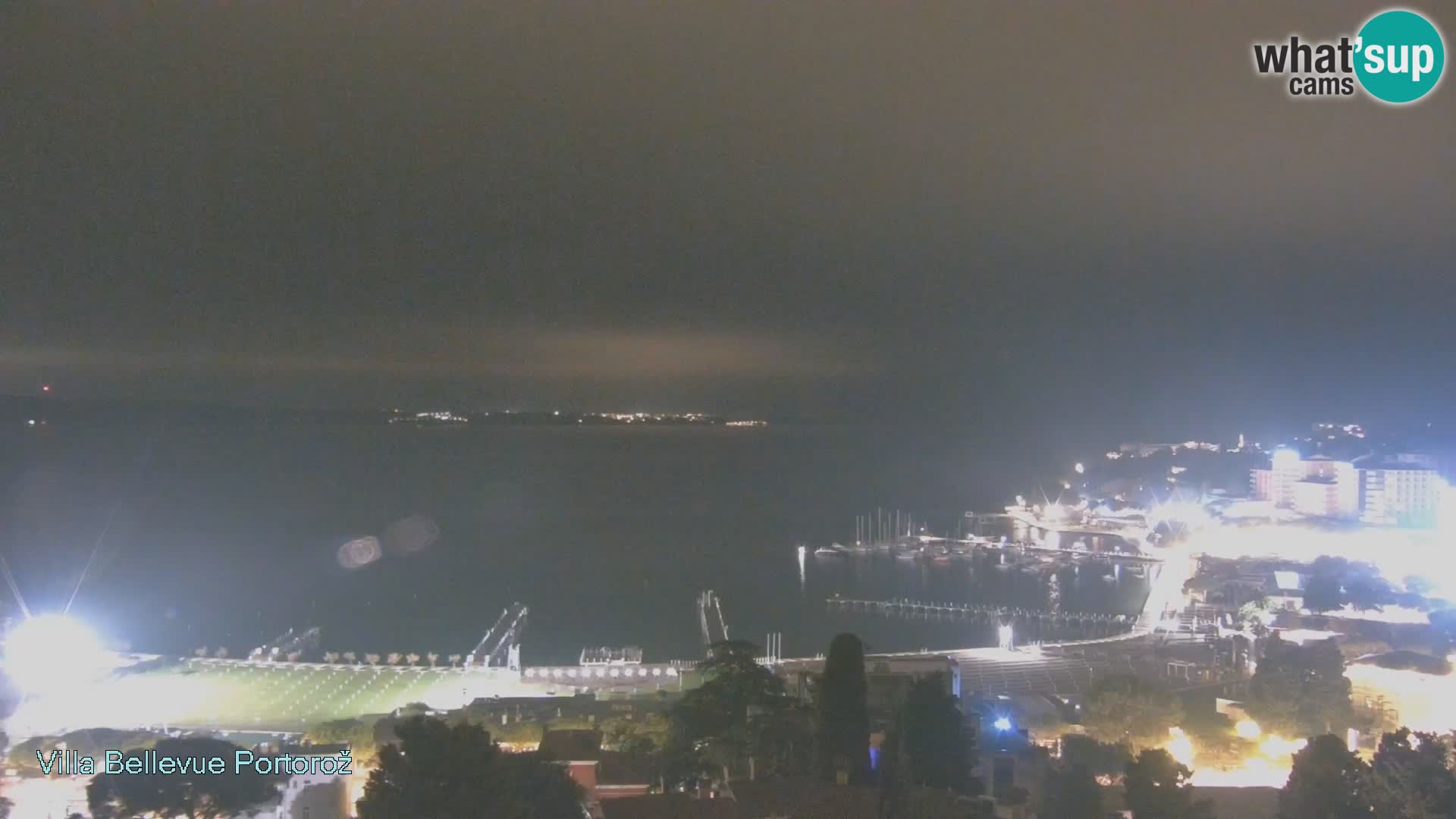 Portorož camera en vivo – Panorama Villa Bellevue