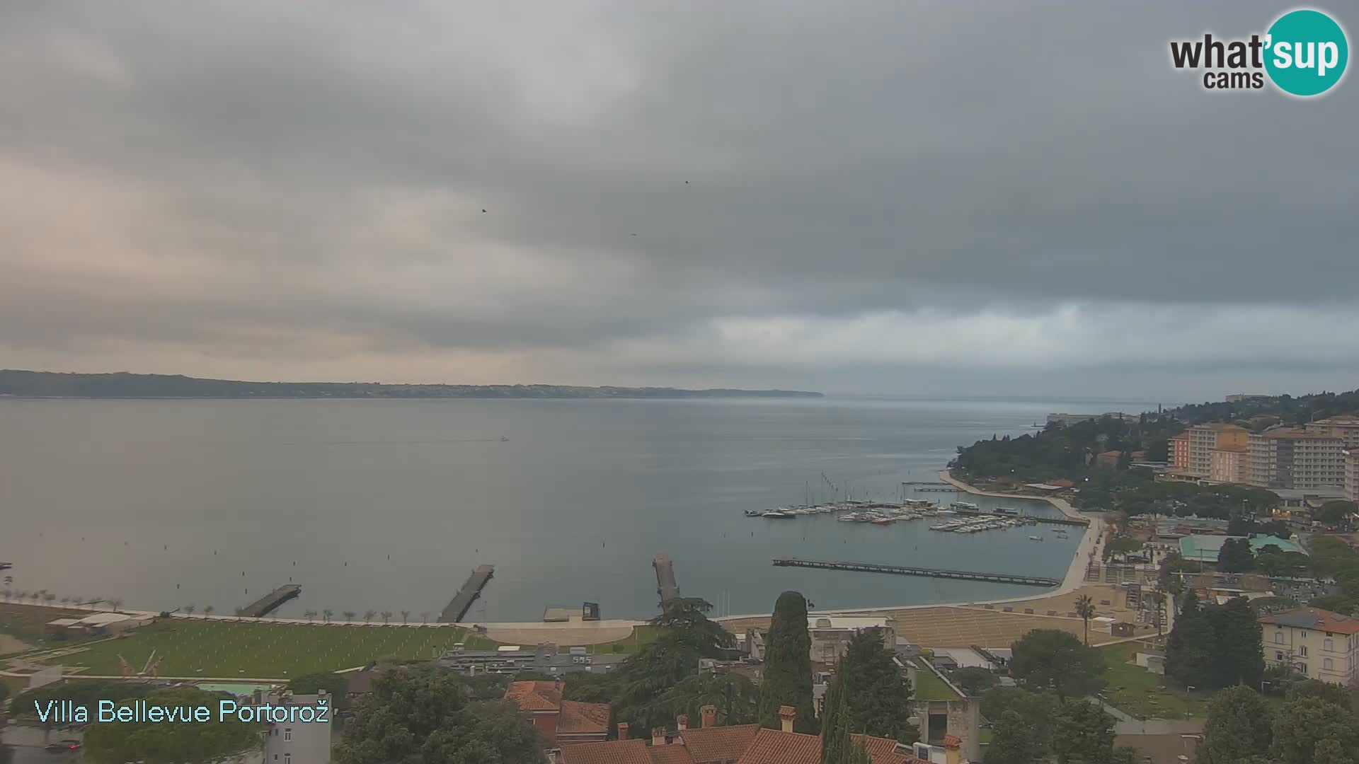 Panorama webcam Portorož – view from Villa Bellevue