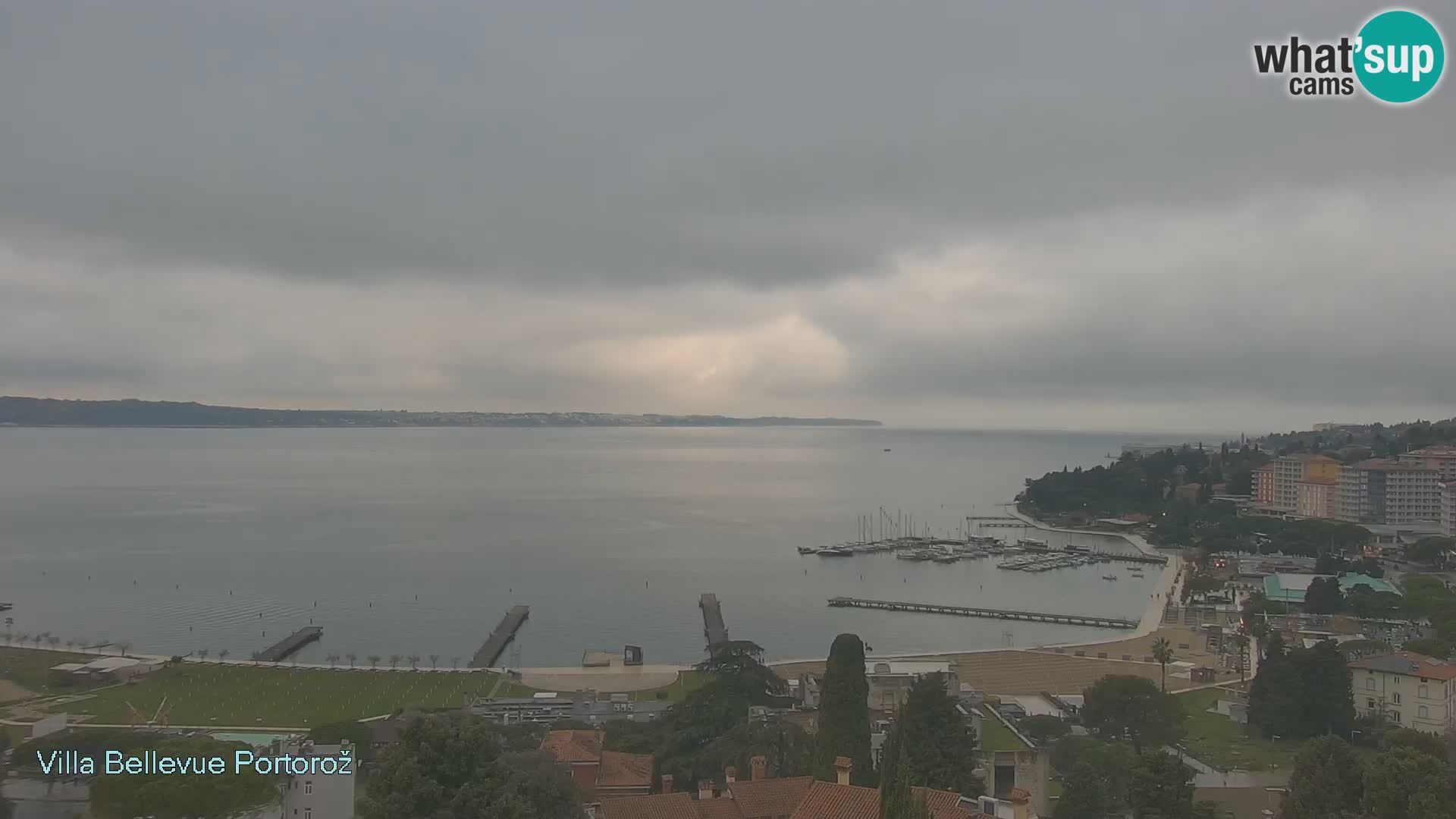 Portorož web kamera – pogled sa Villa Bellevue