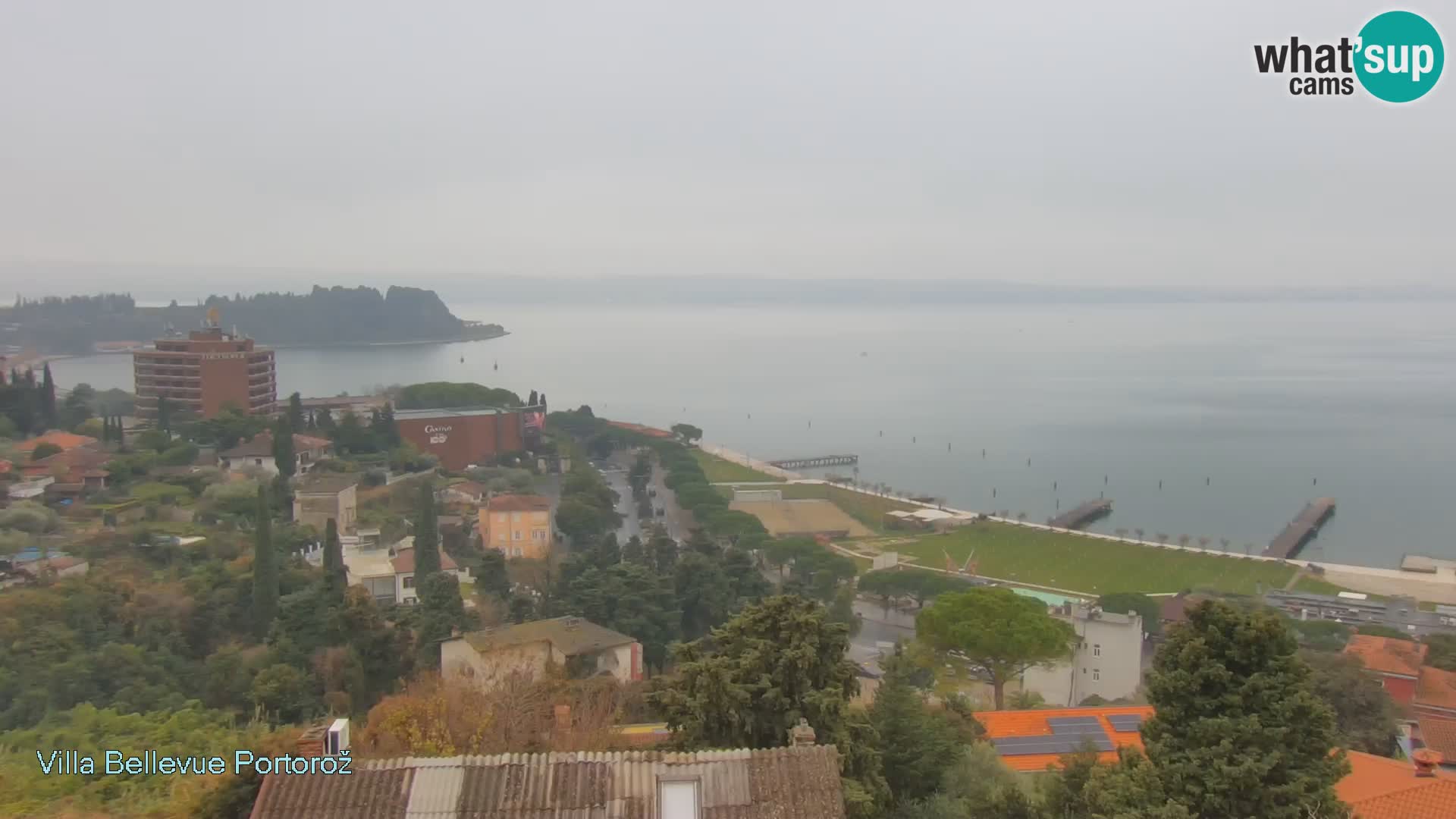 Portorož web kamera – pogled sa Villa Bellevue