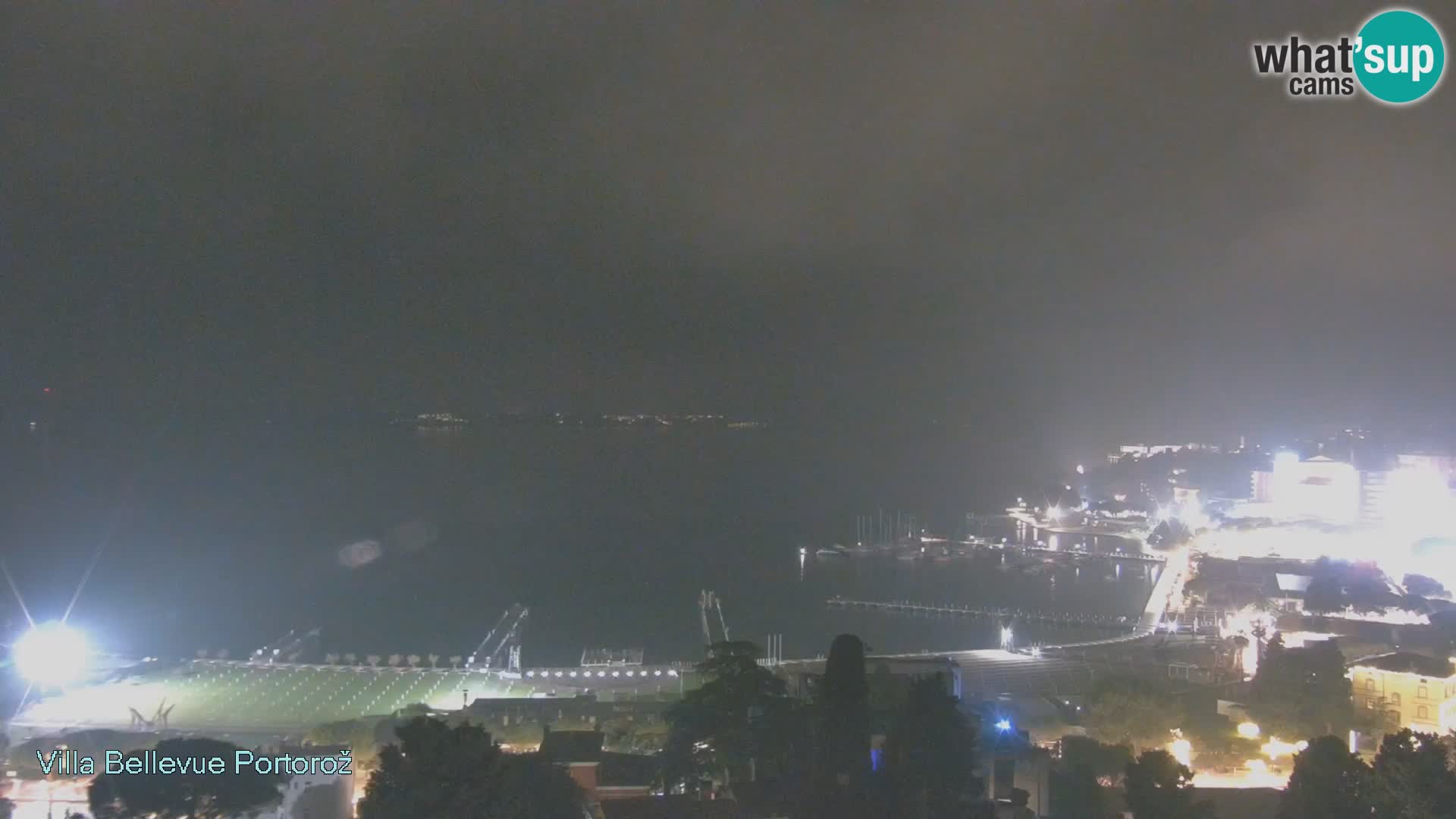 Live webcam Portorož – Panorama dalla Villa Bellevue