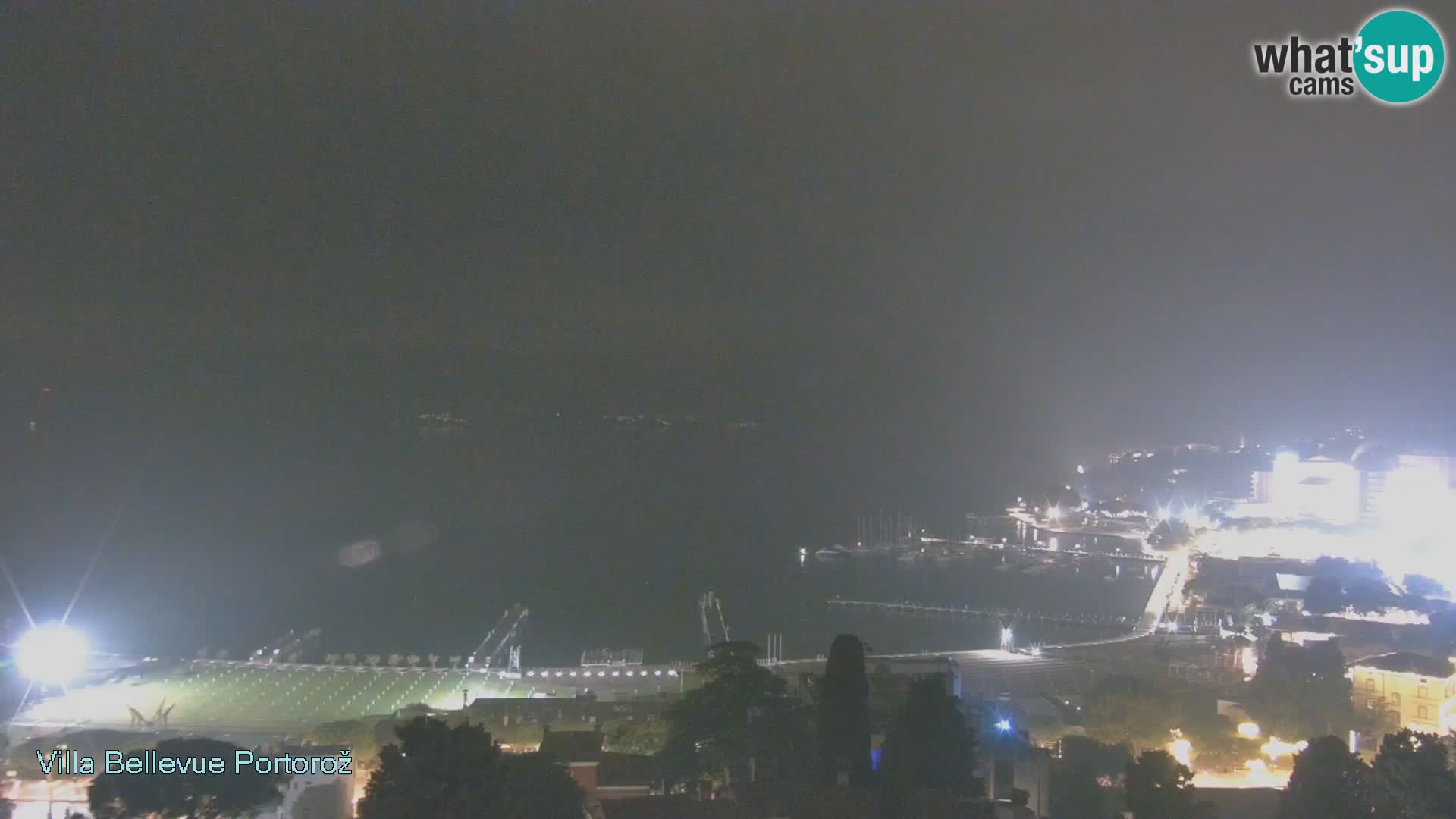 Portorož web kamera – pogled sa Villa Bellevue