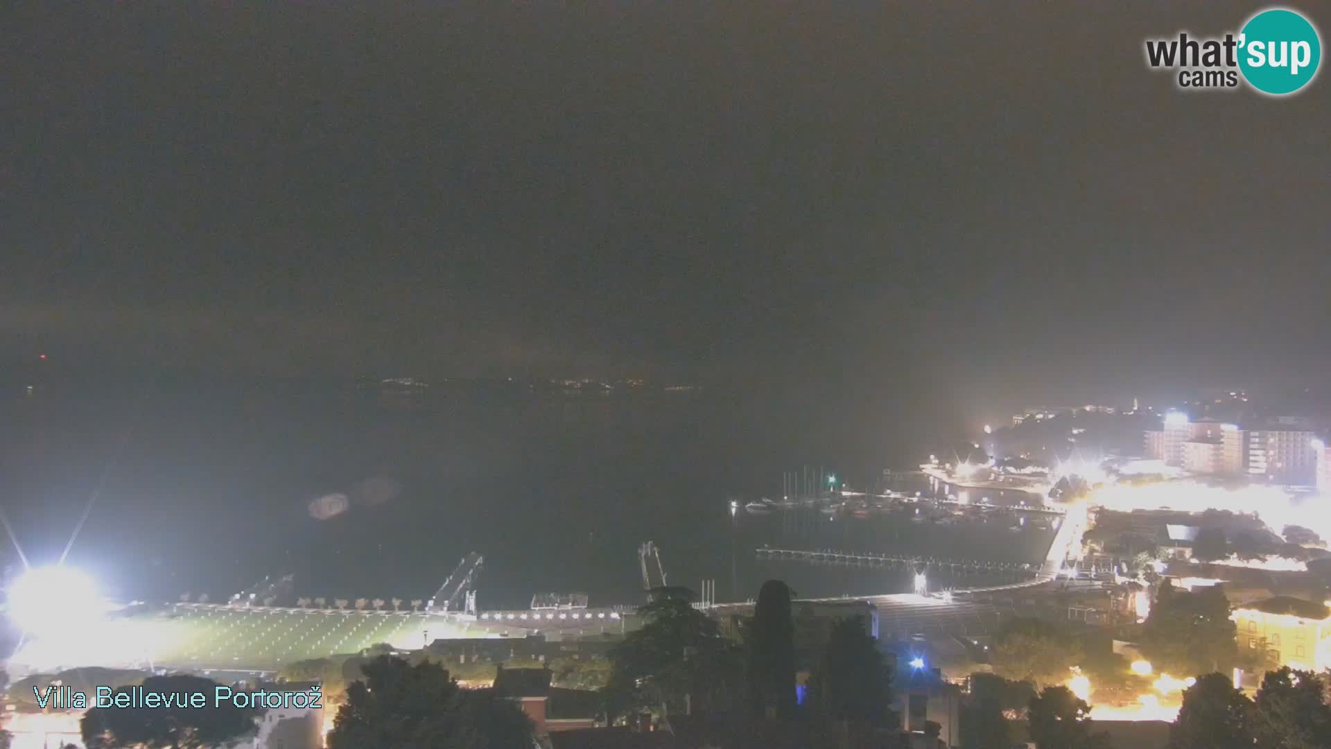 Portorož web kamera – pogled sa Villa Bellevue