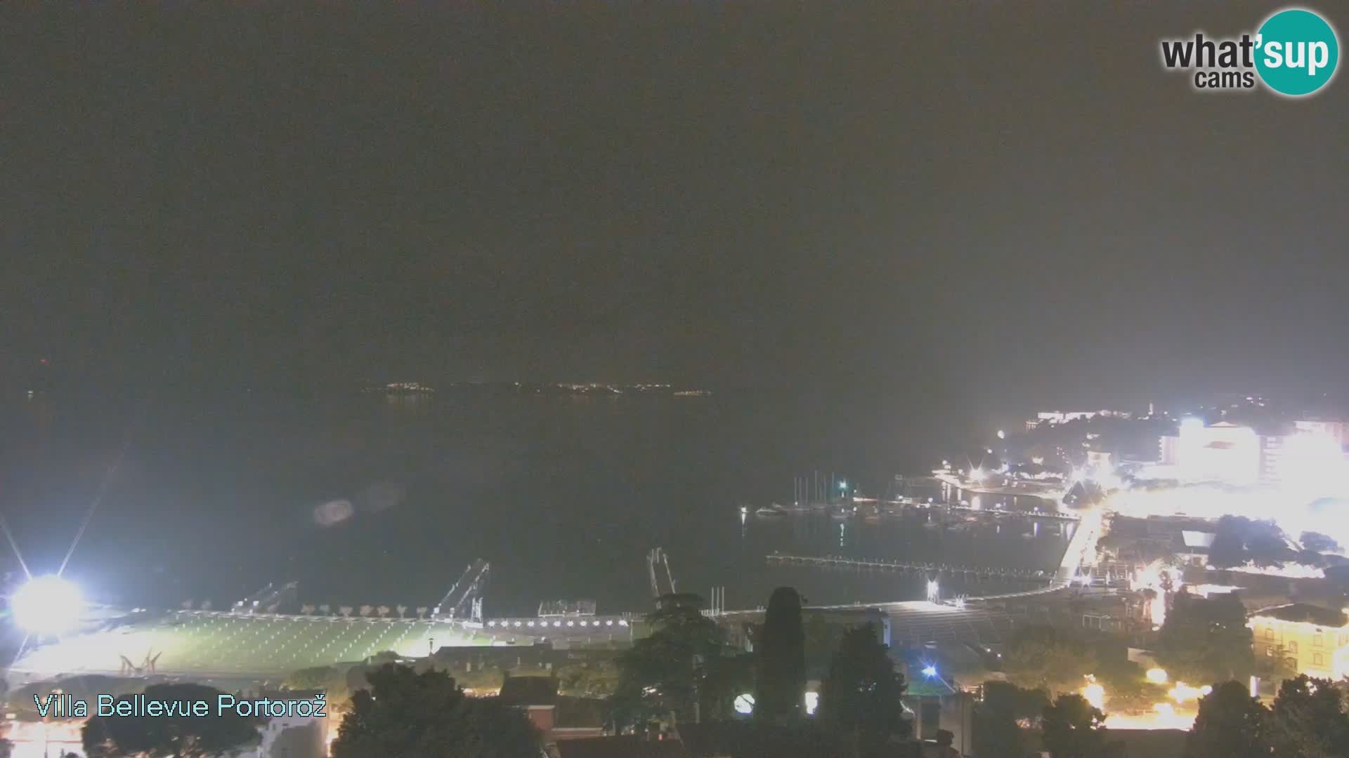 Portorož camera en vivo – Panorama Villa Bellevue