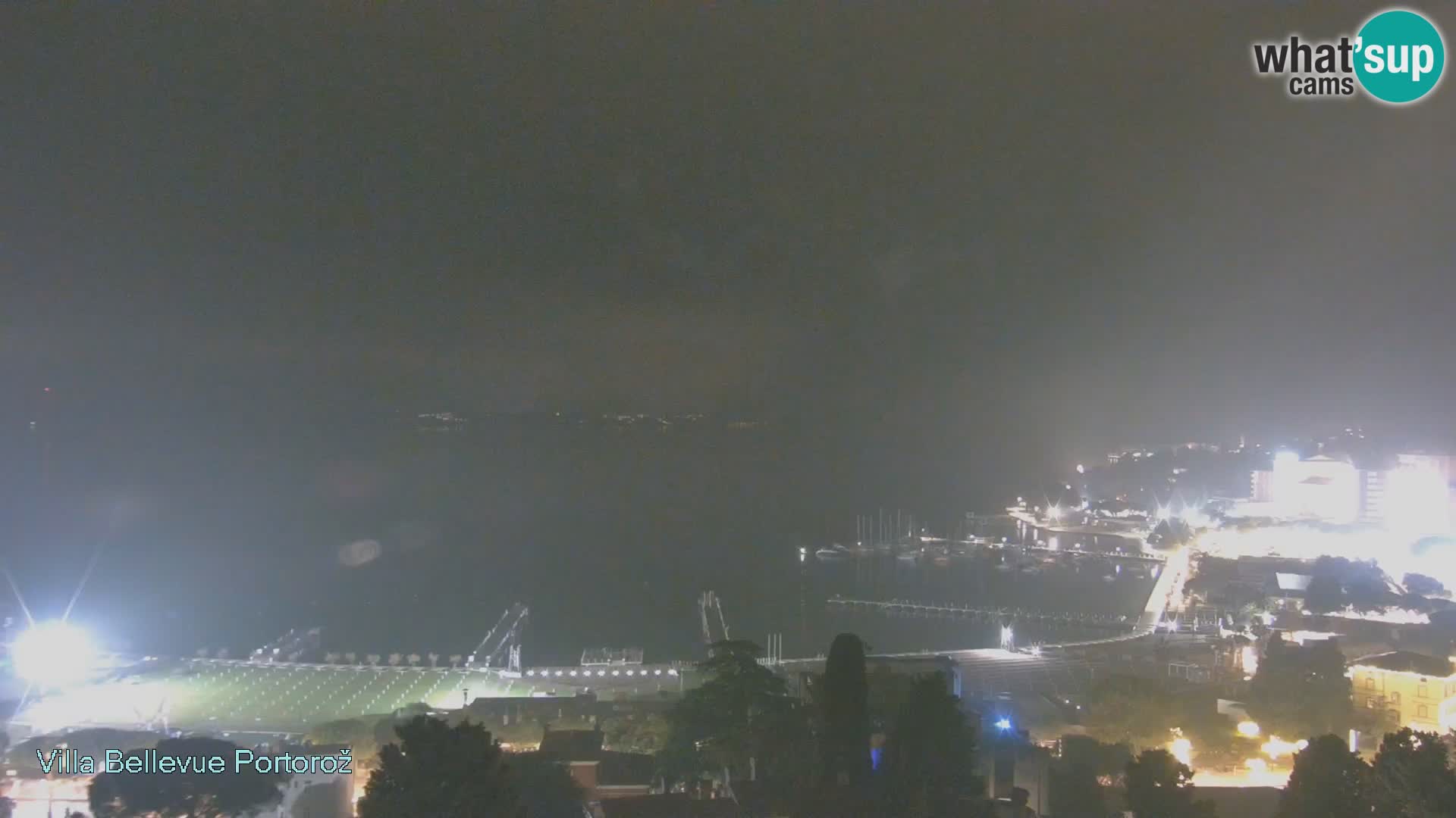 Portorož camera en vivo – Panorama Villa Bellevue